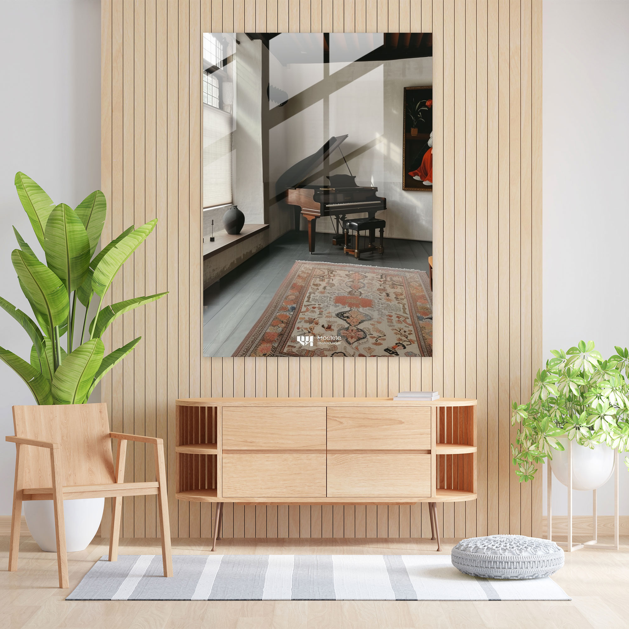 Johannes Vermeer Wall Decoration - Young Woman At The Virginal - Johannes Vermeer, Johannes Vermeer, Wall Decoration, Glass Art