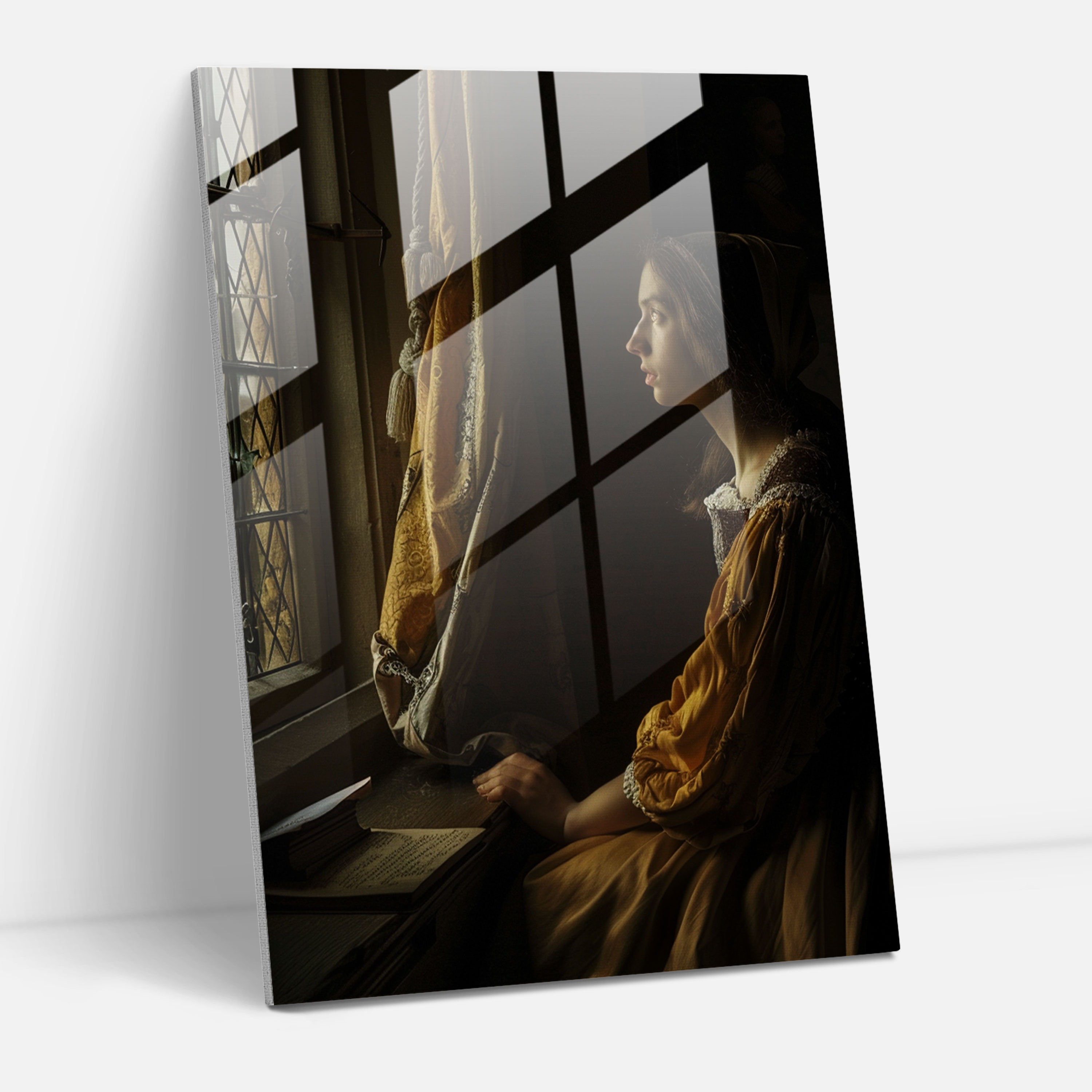 Johannes Vermeer Wall Decoration - Mystical Interior Woman - Johannes Vermeer, Johannes Vermeer, Modern Art, Wall Decoration