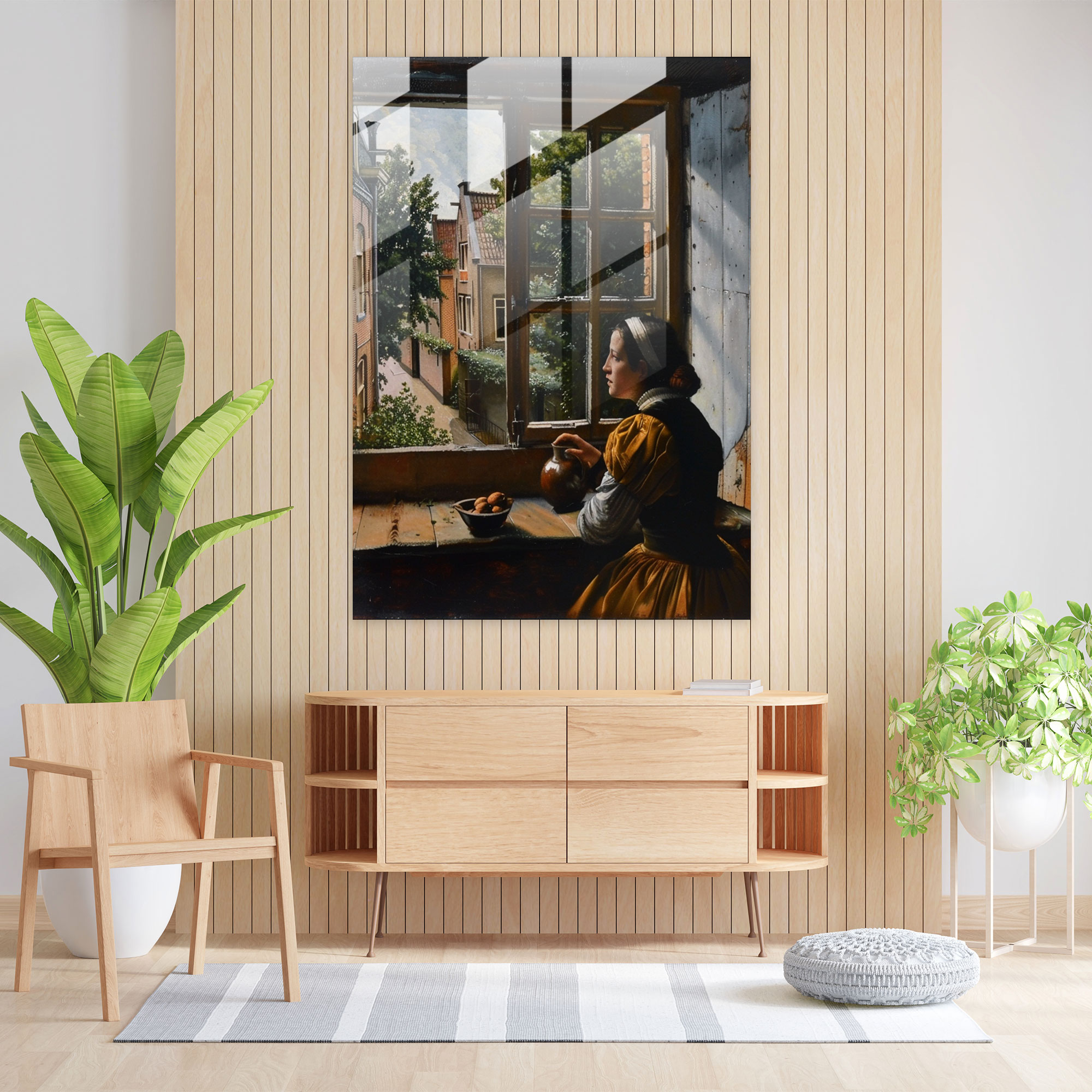 Johannes Vermeer Wall Decoration - Woman At A Window - Johannes Vermeer, Johannes Vermeer, Modern Art, Wall Decoration