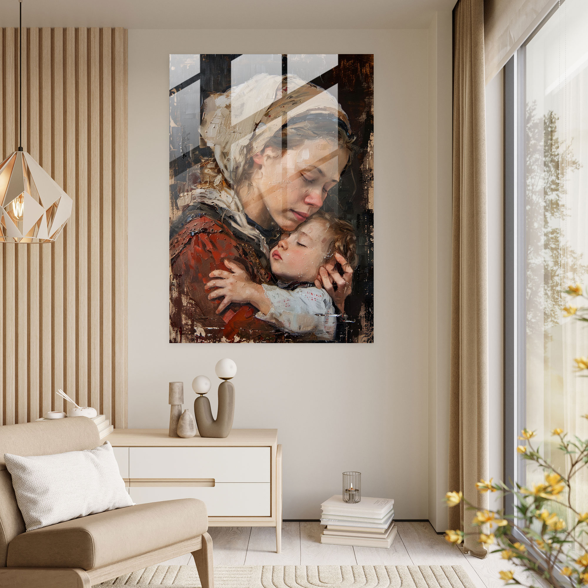 Johannes Vermeer Glass Print Modern Art - Johannes Vermeer, Modern Art, Home Decoration, Wall Decoration