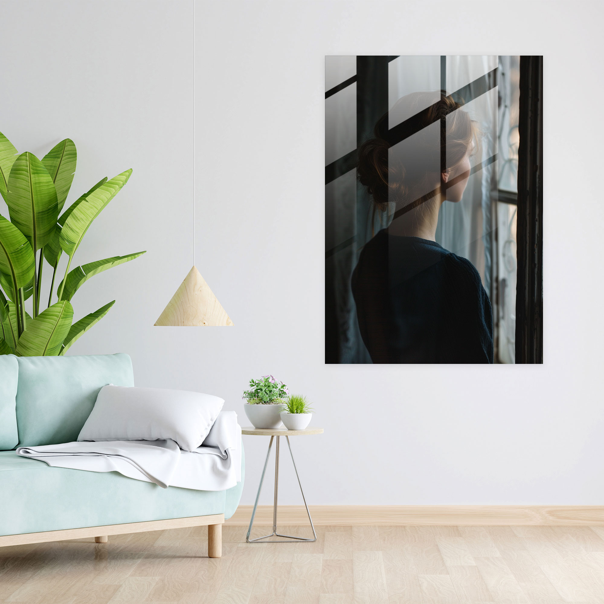 Johannes Vermeer Glass Wall Art Wall Decoration - Johannes Vermeer, Home Decoration, Wall Decoration, Glass Art