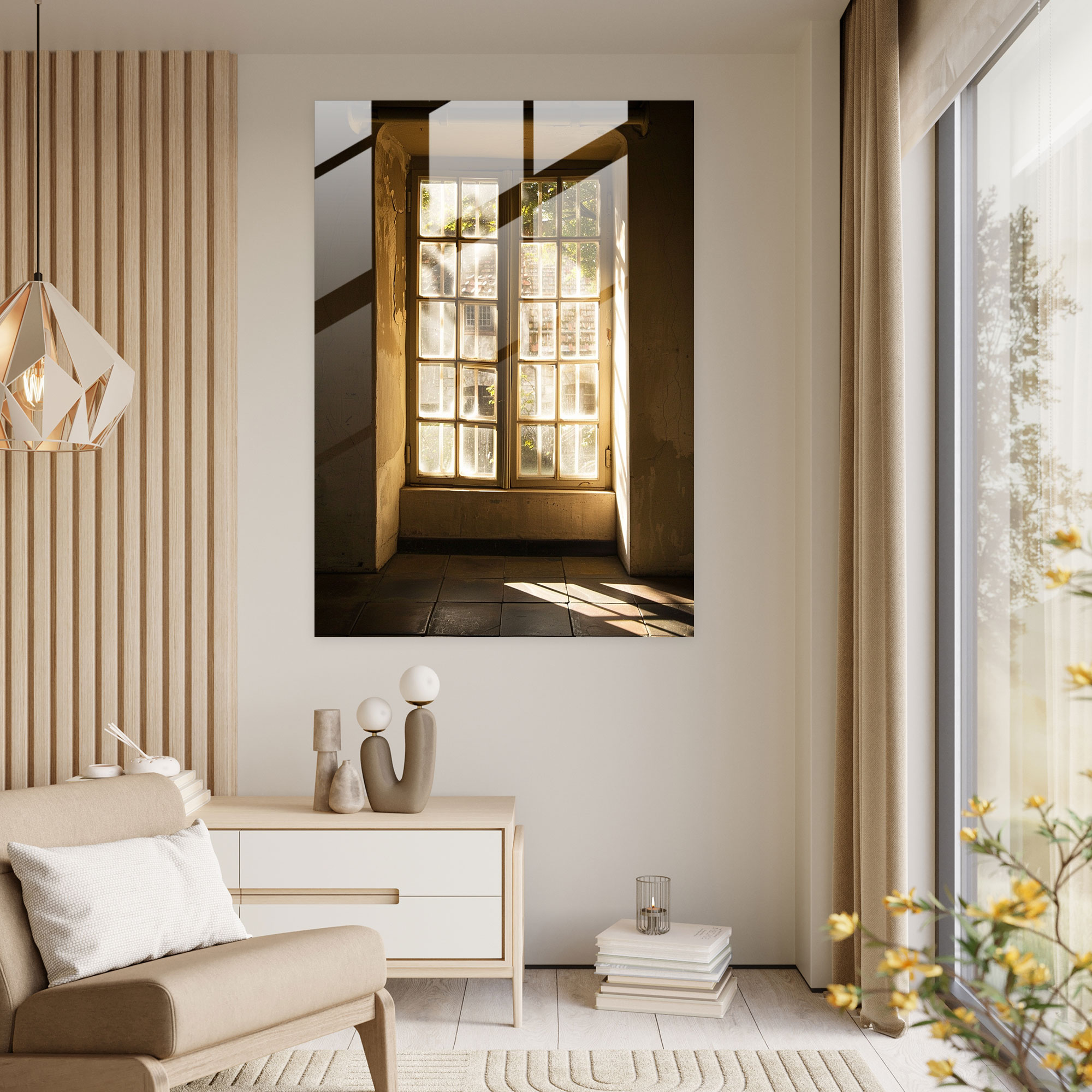 Johannes Vermeer Glass Print Home Decoration - Johannes Vermeer, Glass Print, Glass Art, Wall Decoration