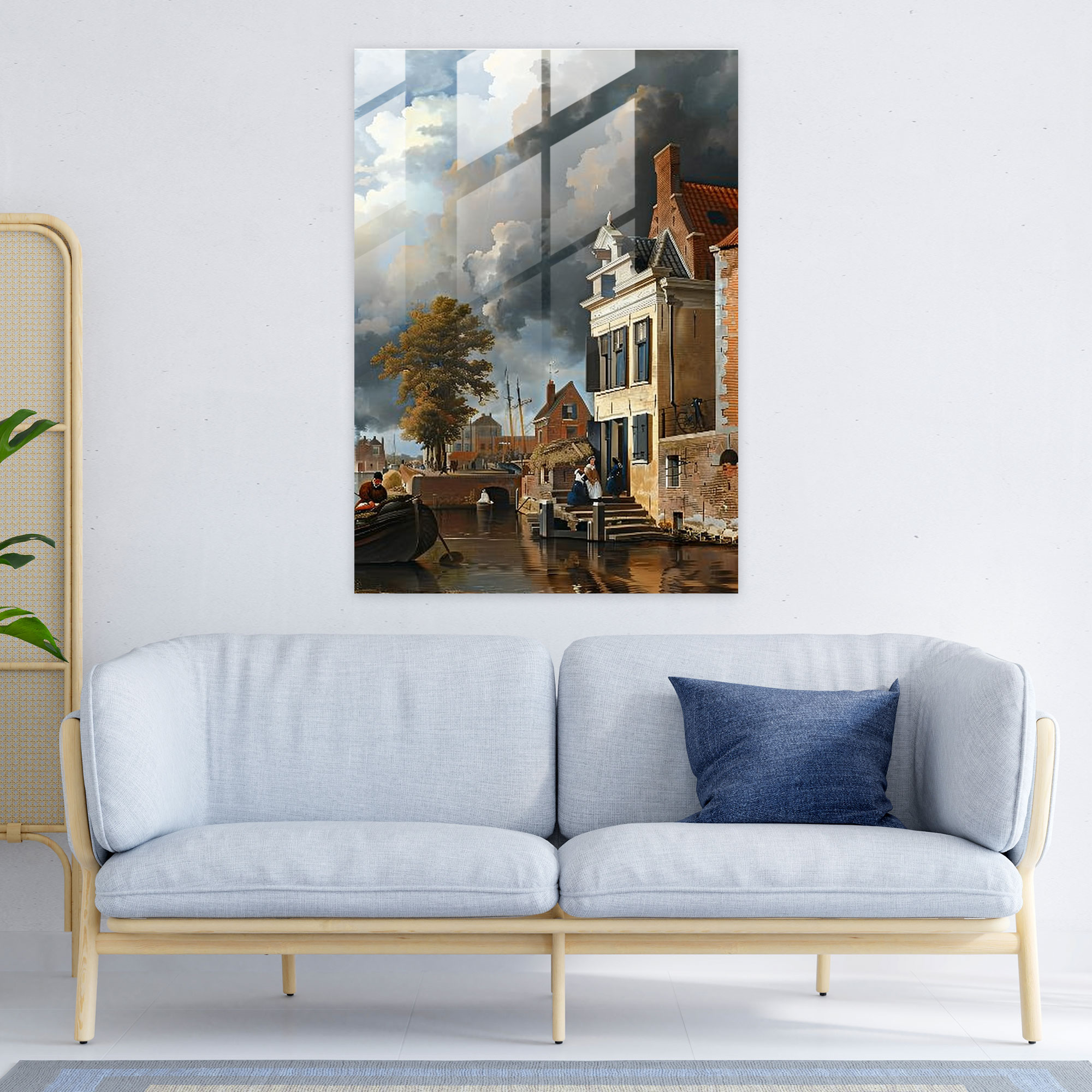 Johannes Vermeer Wall Decoration Glass Print - Johannes Vermeer, Modern Art, Glass Print, Home Decoration