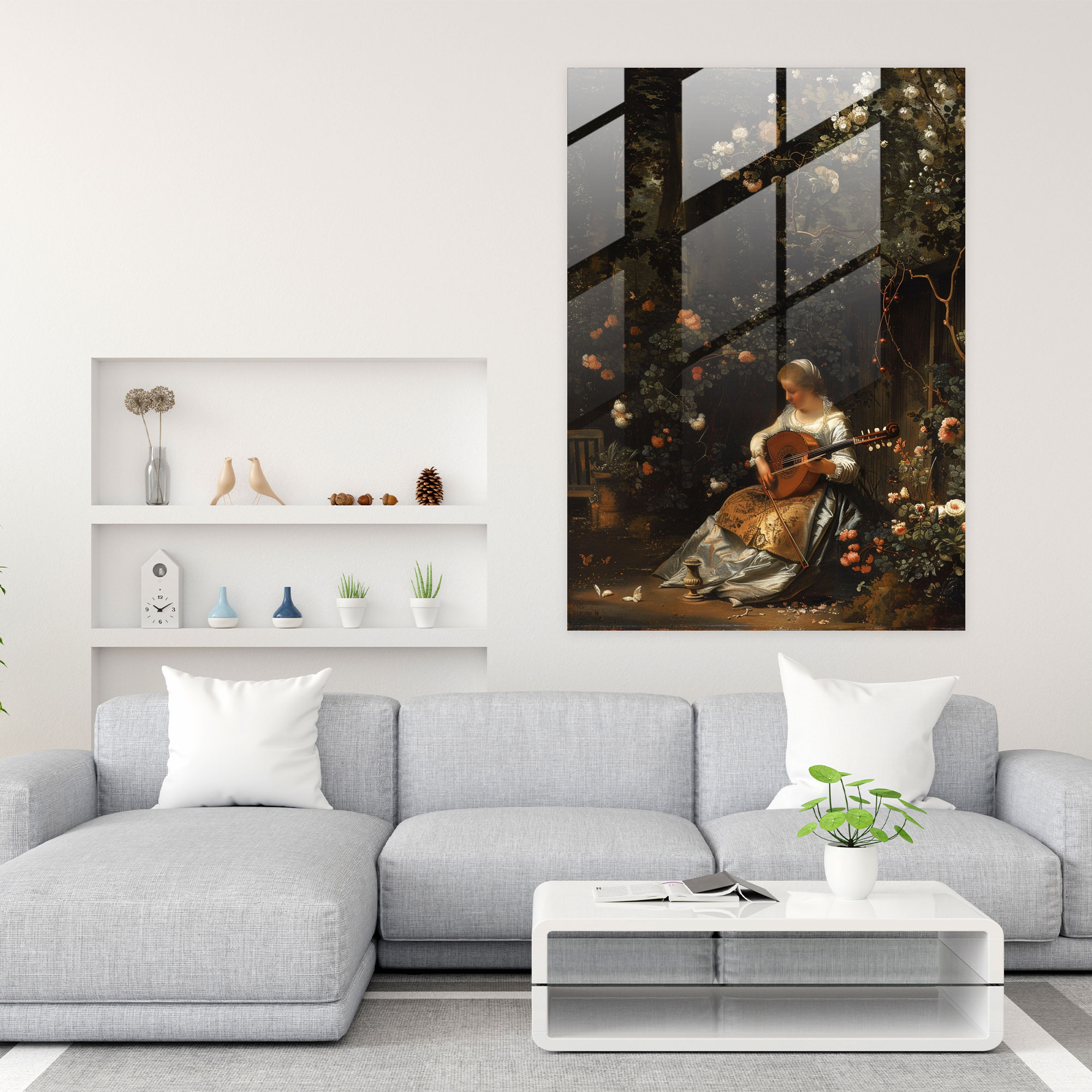 Johannes Vermeer Glass Print Home Decoration - Johannes Vermeer, Glass Art, Modern Art, Home Decoration