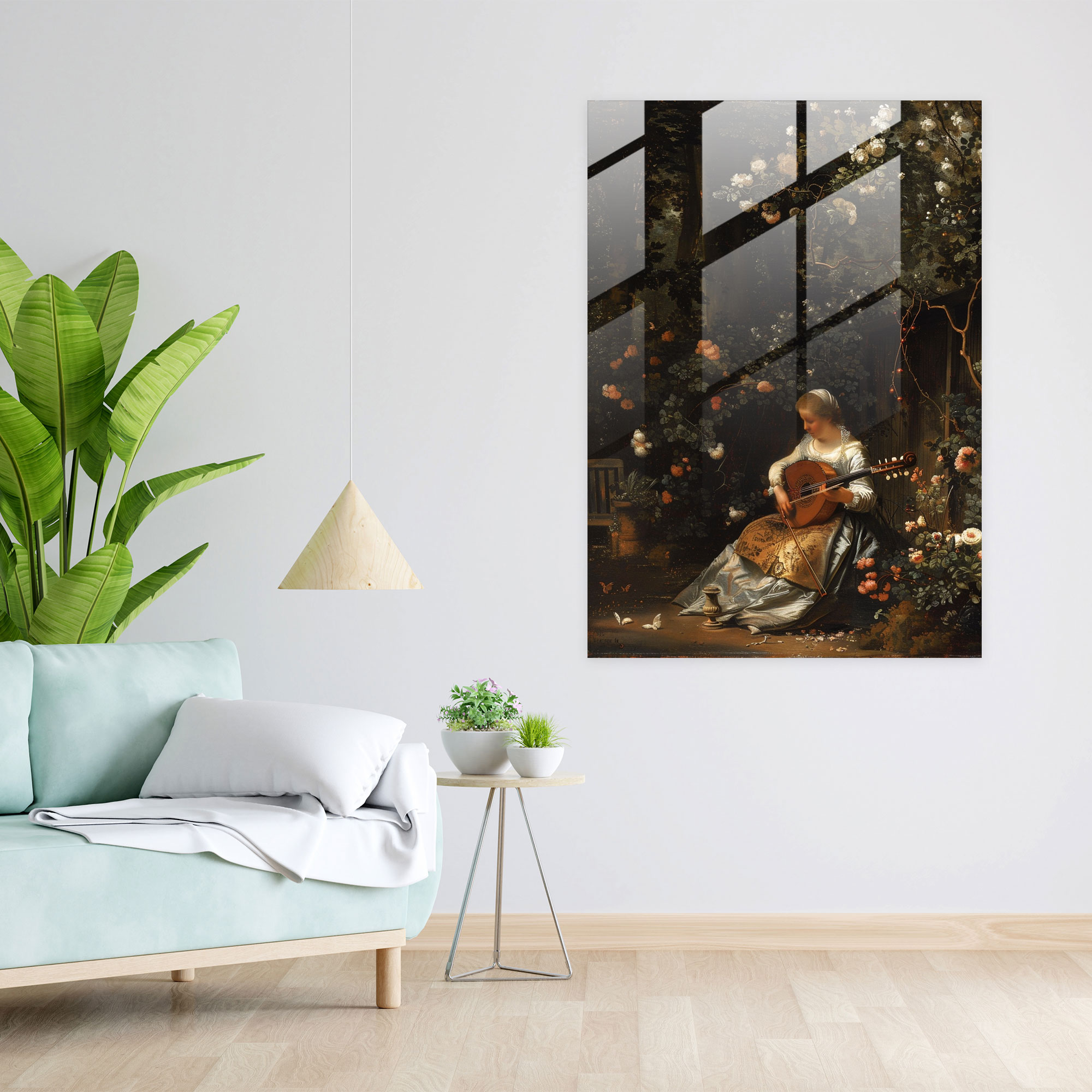 Johannes Vermeer Glass Print Home Decoration - Johannes Vermeer, Glass Art, Modern Art, Home Decoration