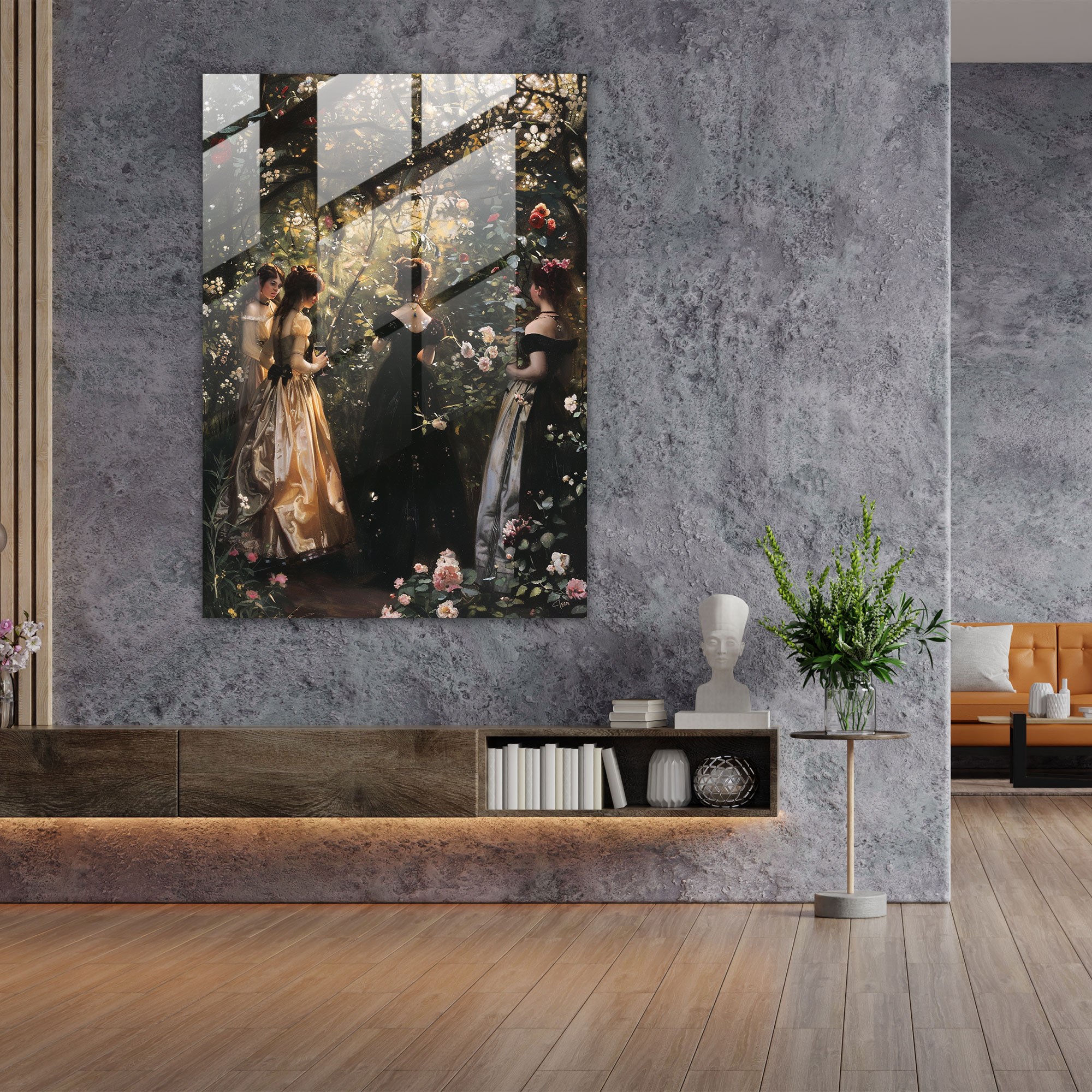 Johannes Vermeer Glass Print Home Decoration - Johannes Vermeer, Glass Art, Modern Art, Home Decoration