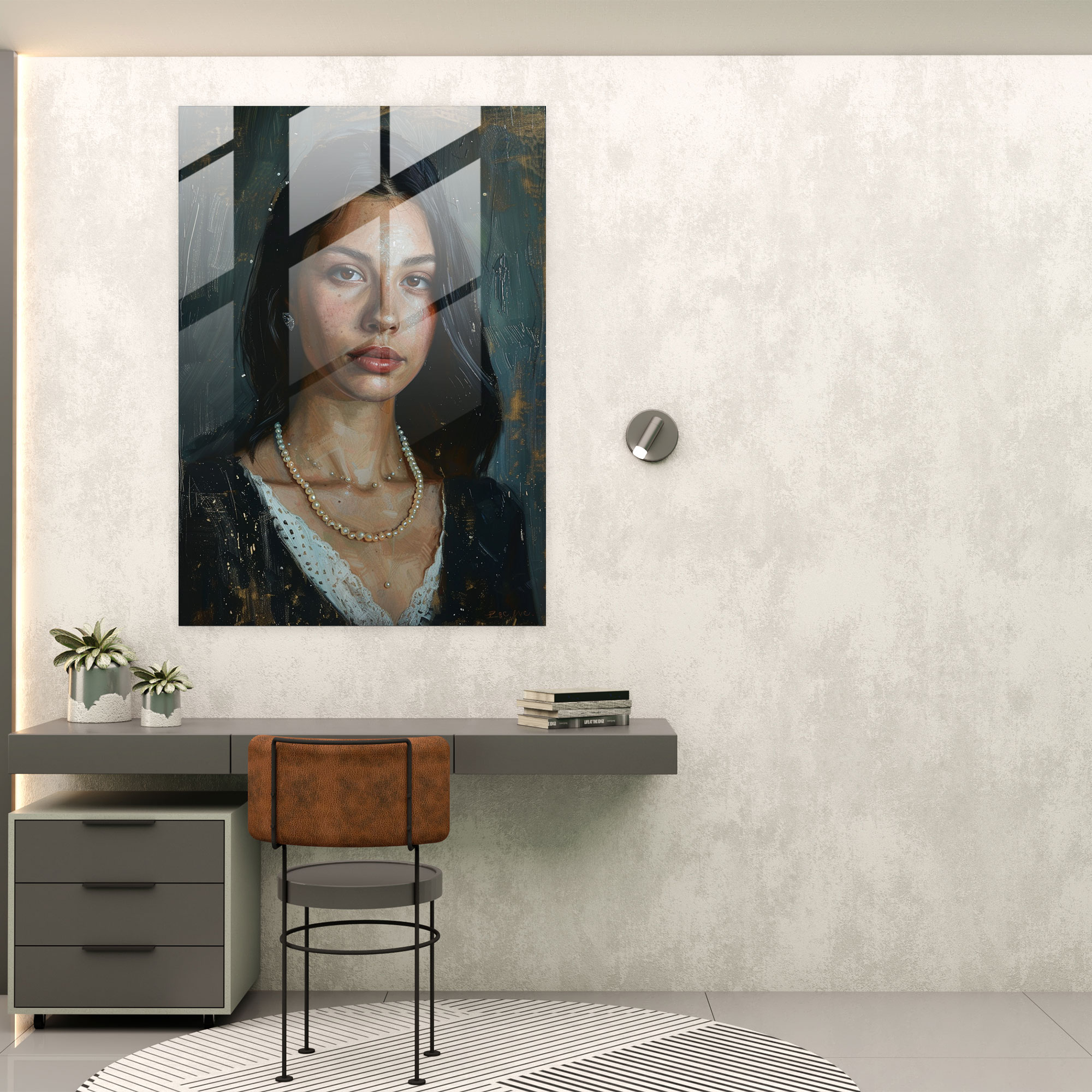 Johannes Vermeer Glass Wall Art Wall Decoration - Johannes Vermeer, Home Decoration, Johannes Vermeer, Wall Decoration