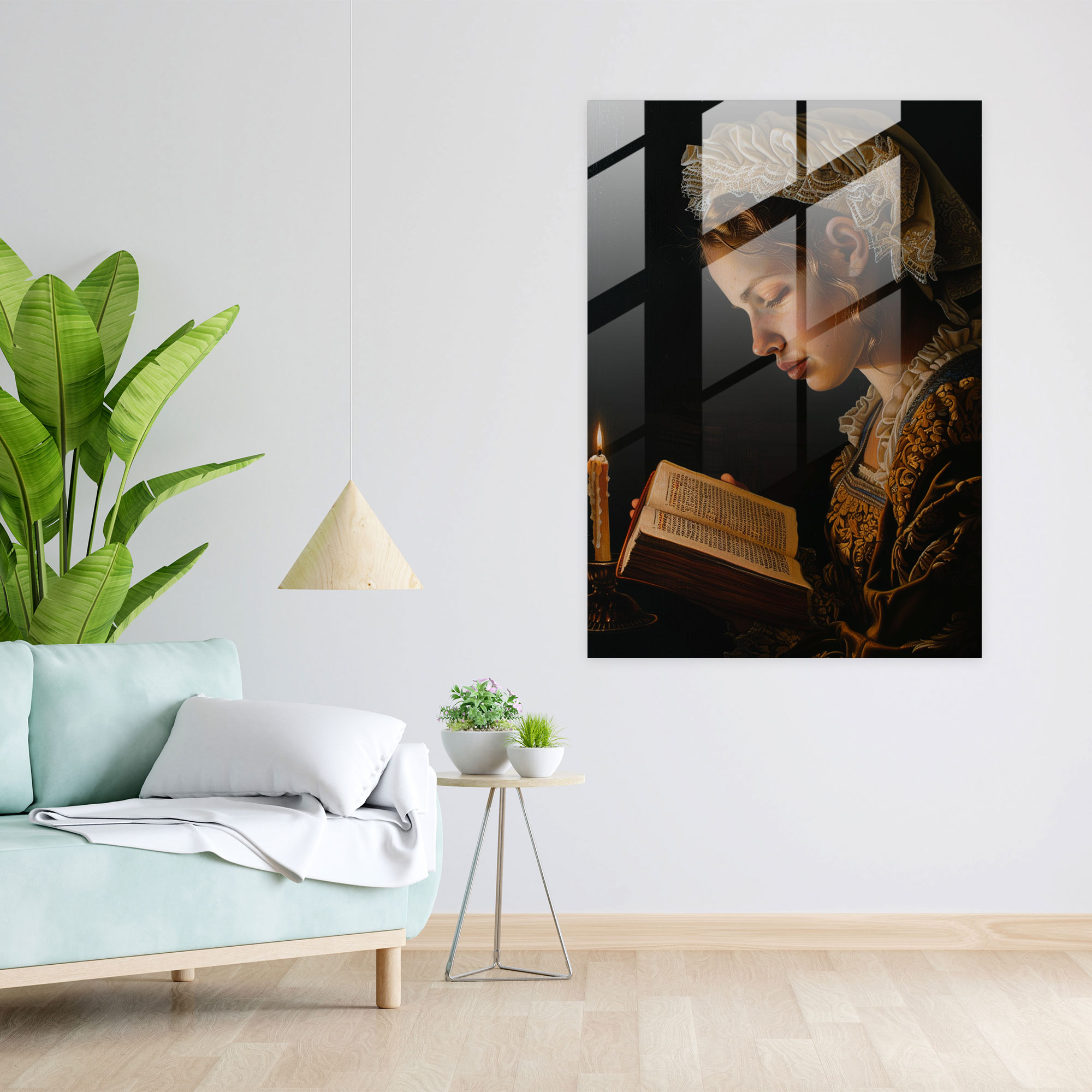 Johannes Vermeer Wall Decoration - Johannes Vermeer, Modern Art, Glass Art, Home Decoration
