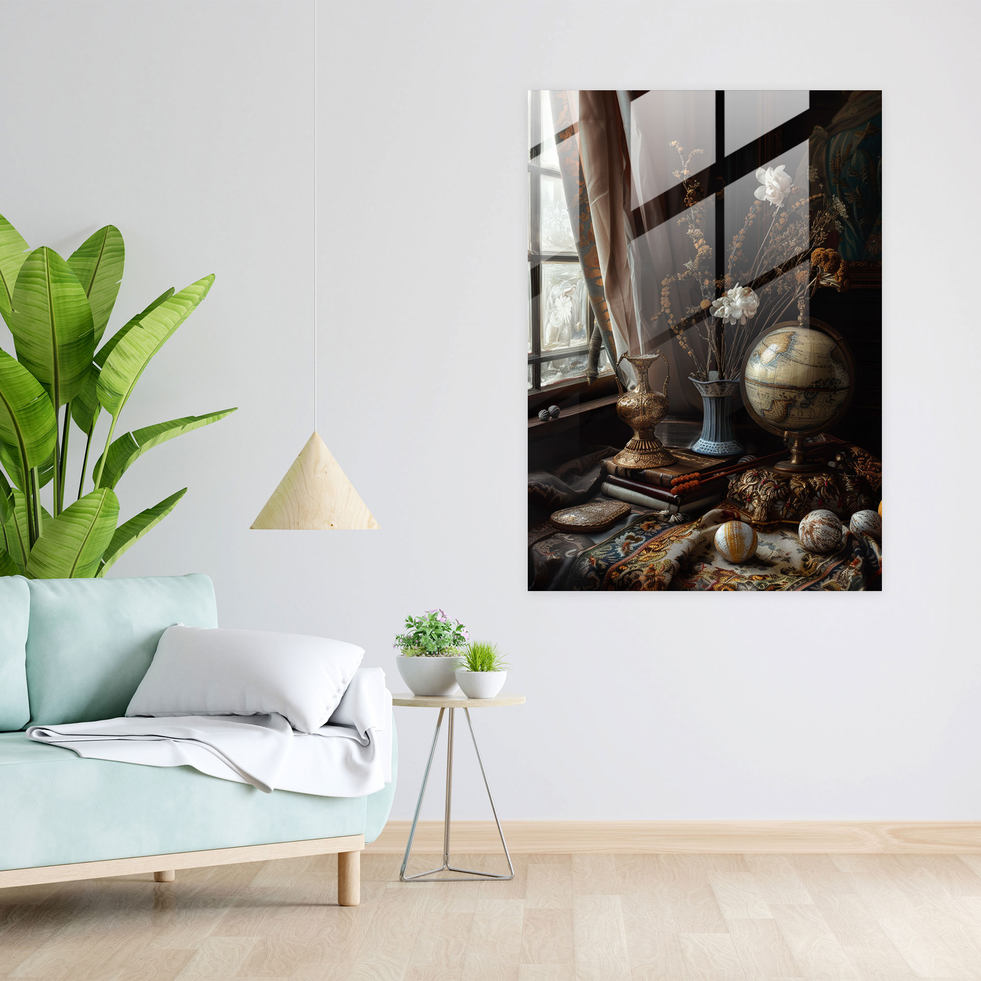 Johannes Vermeer Modern Art - Johannes Vermeer, Glass Wall Art, Modern Art, Glass Print