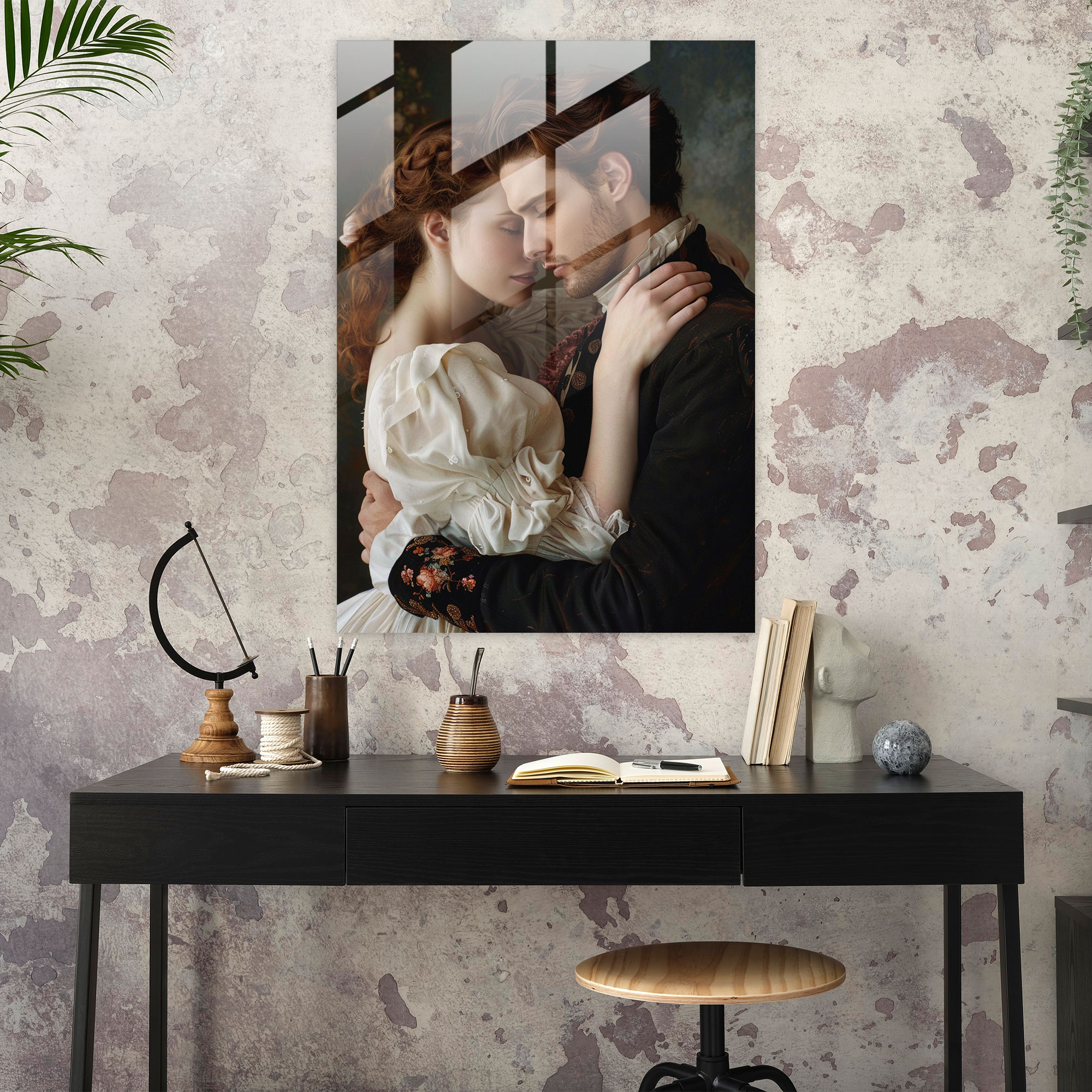 Johannes Vermeer Home Decoration - Johannes Vermeer, Glass Art, Modern Art, Glass Print