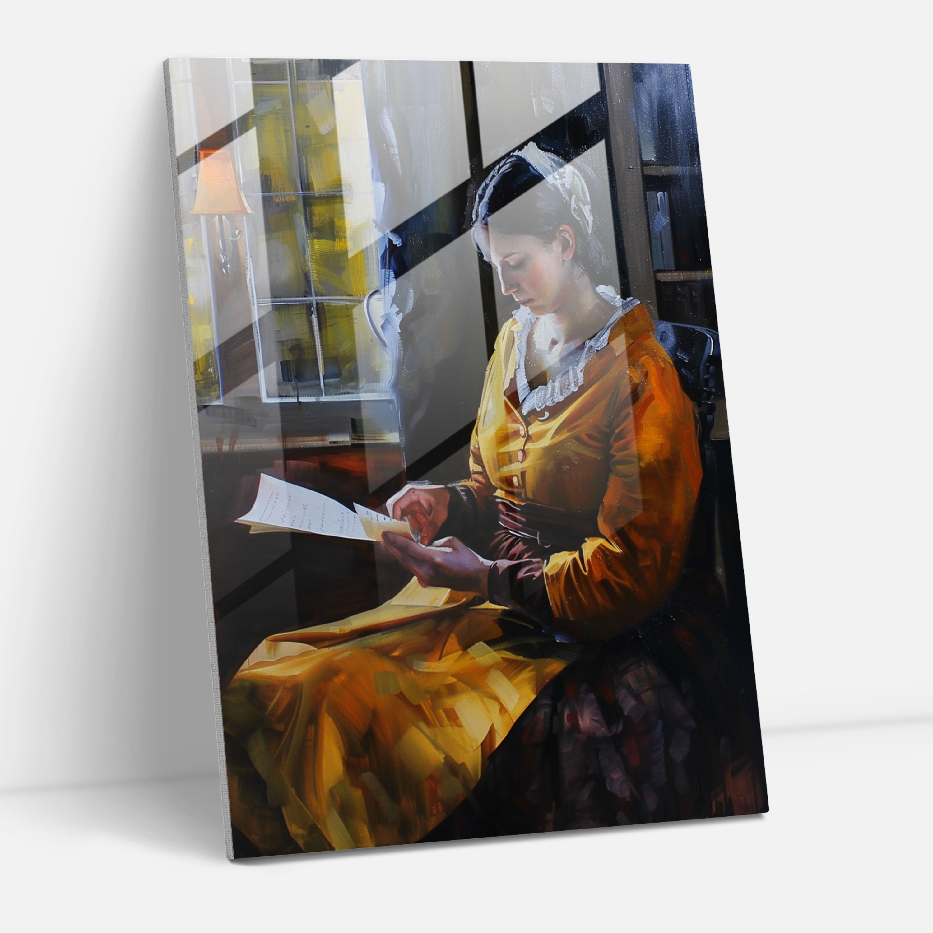 Johannes Vermeer Glass Print - Johannes Vermeer, Glass Print, Modern Art, Glass Wall Art