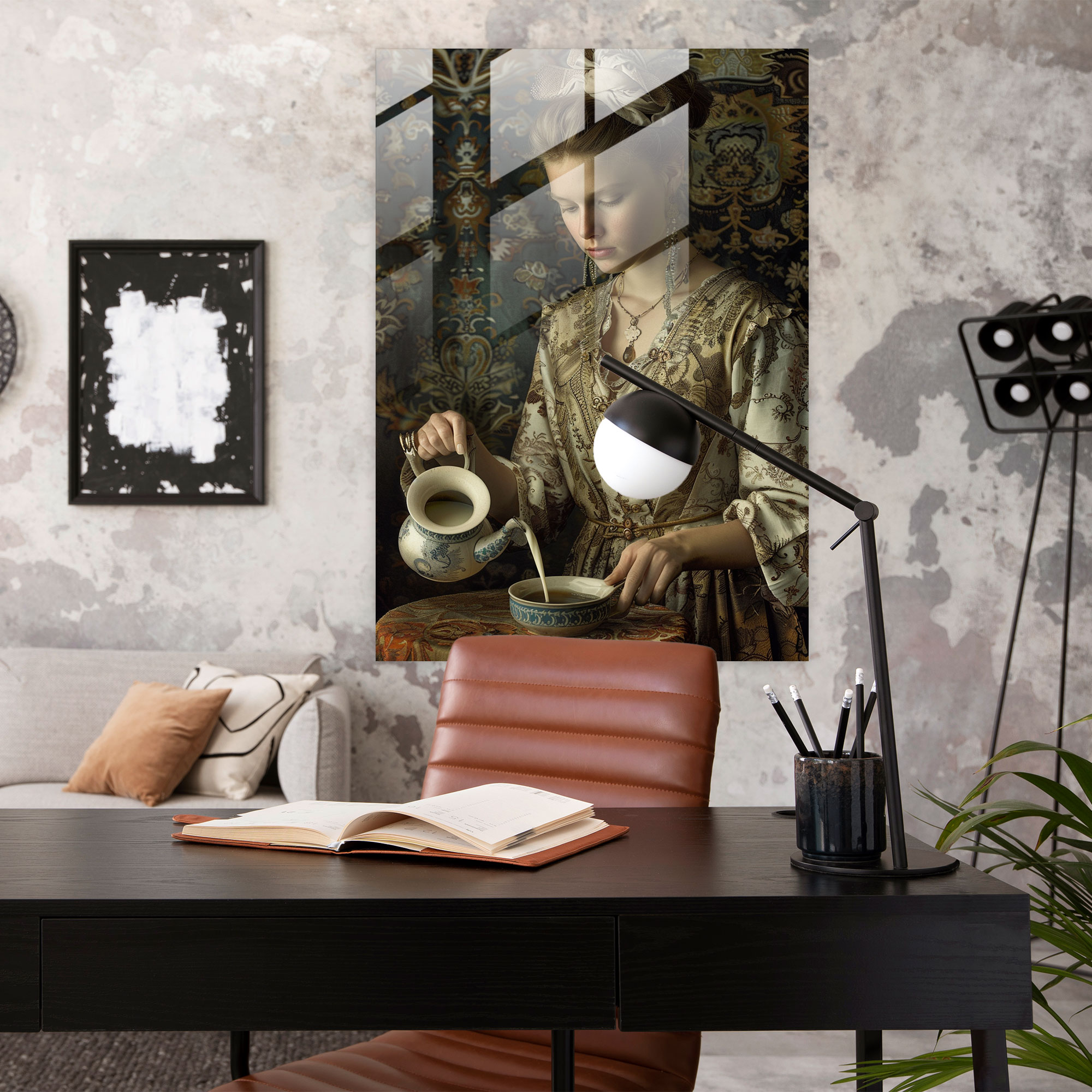 Johannes Vermeer Home Decoration - Johannes Vermeer, Wall Decoration, Glass Print, Glass Wall Art