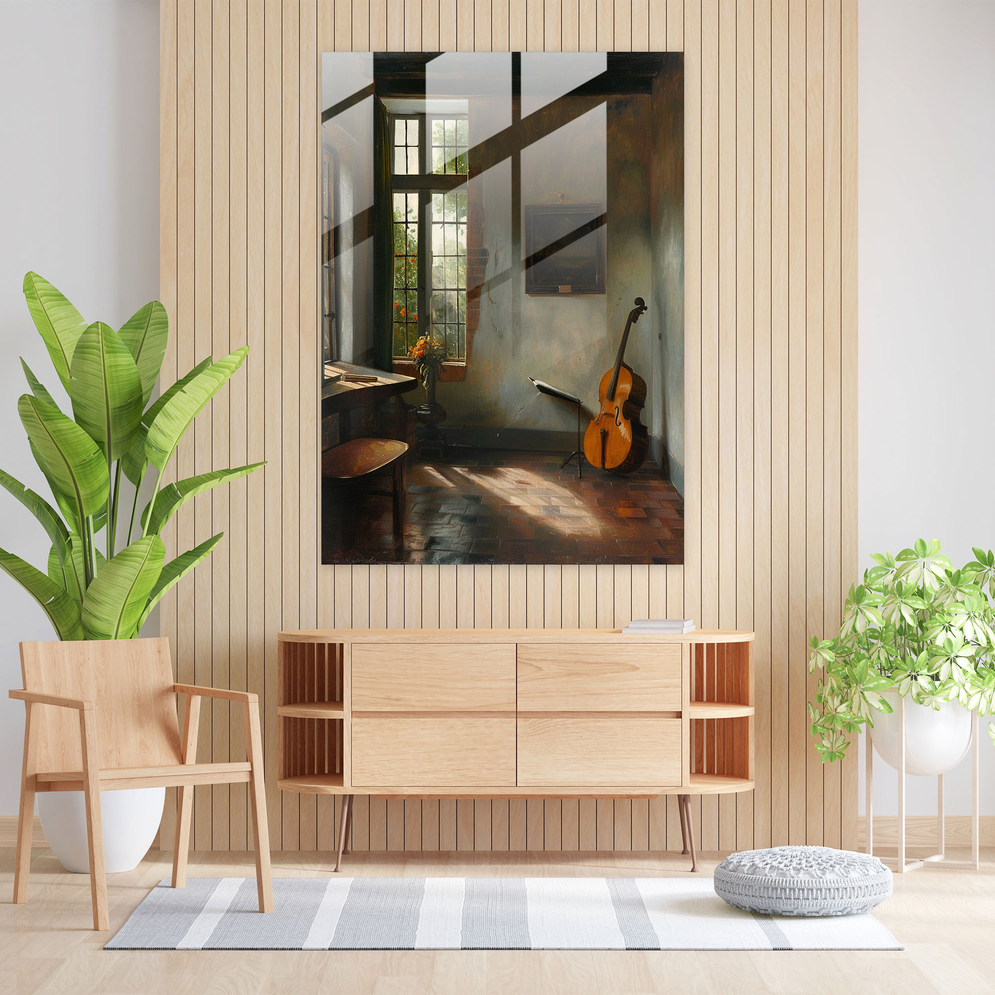 Johannes Vermeer Wall Decoration - Johannes Vermeer, Glass Wall Art, Home Decoration, Johannes Vermeer