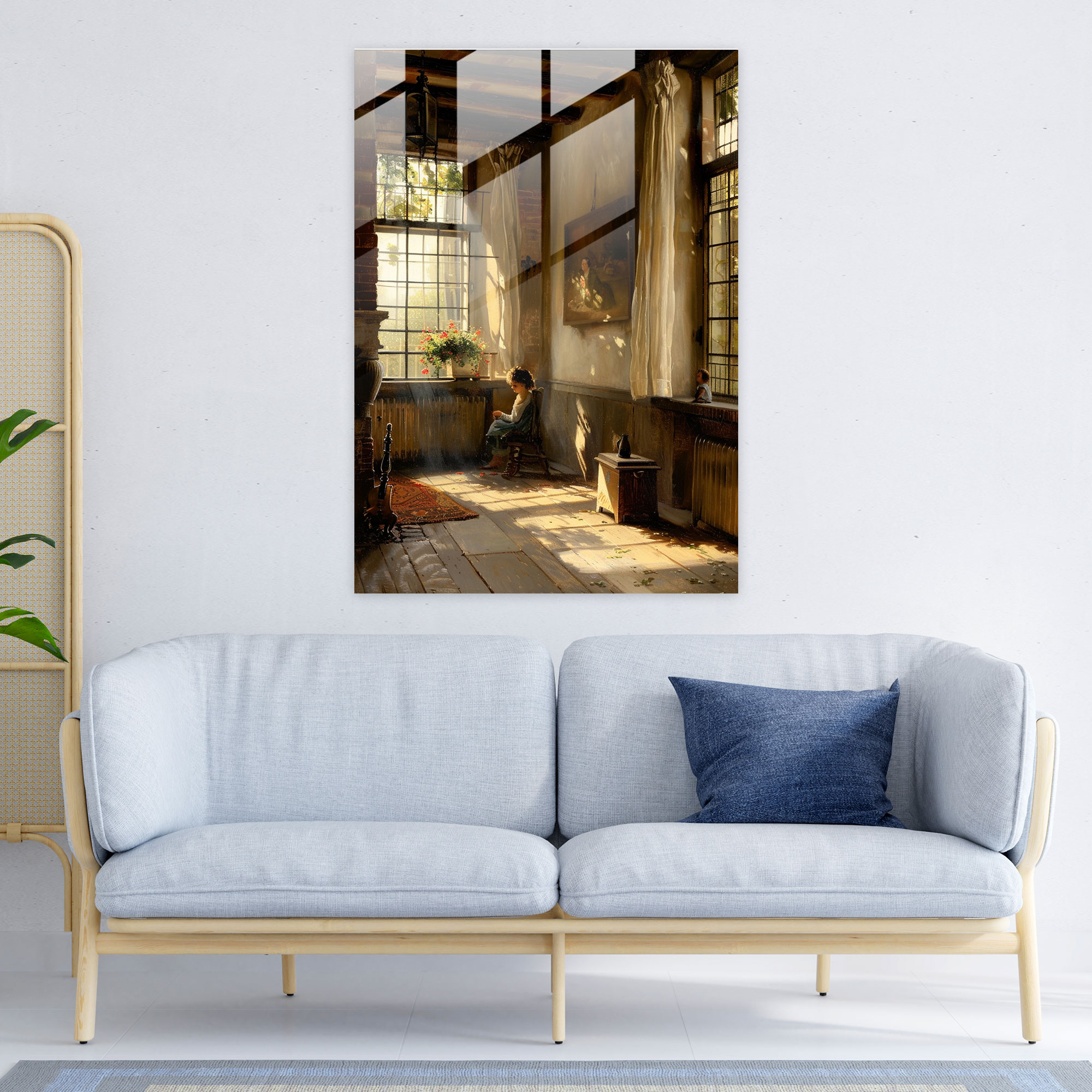 Johannes Vermeer Home Decoration - Johannes Vermeer, Glass Art, Wall Decoration, Modern Art