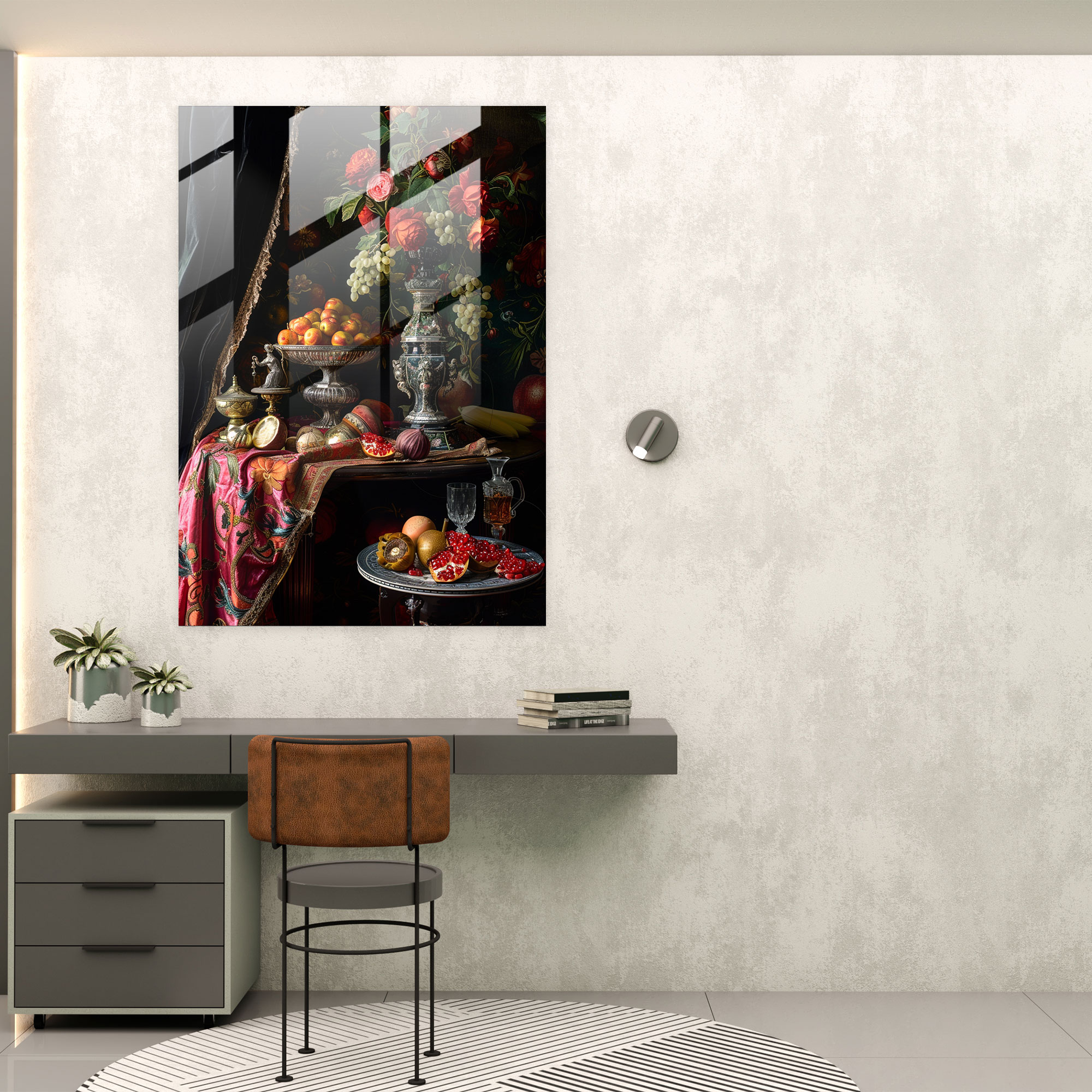 Johannes Vermeer Wall Decoration - Johannes Vermeer, Wall Decoration, Glass Art, Home Decoration