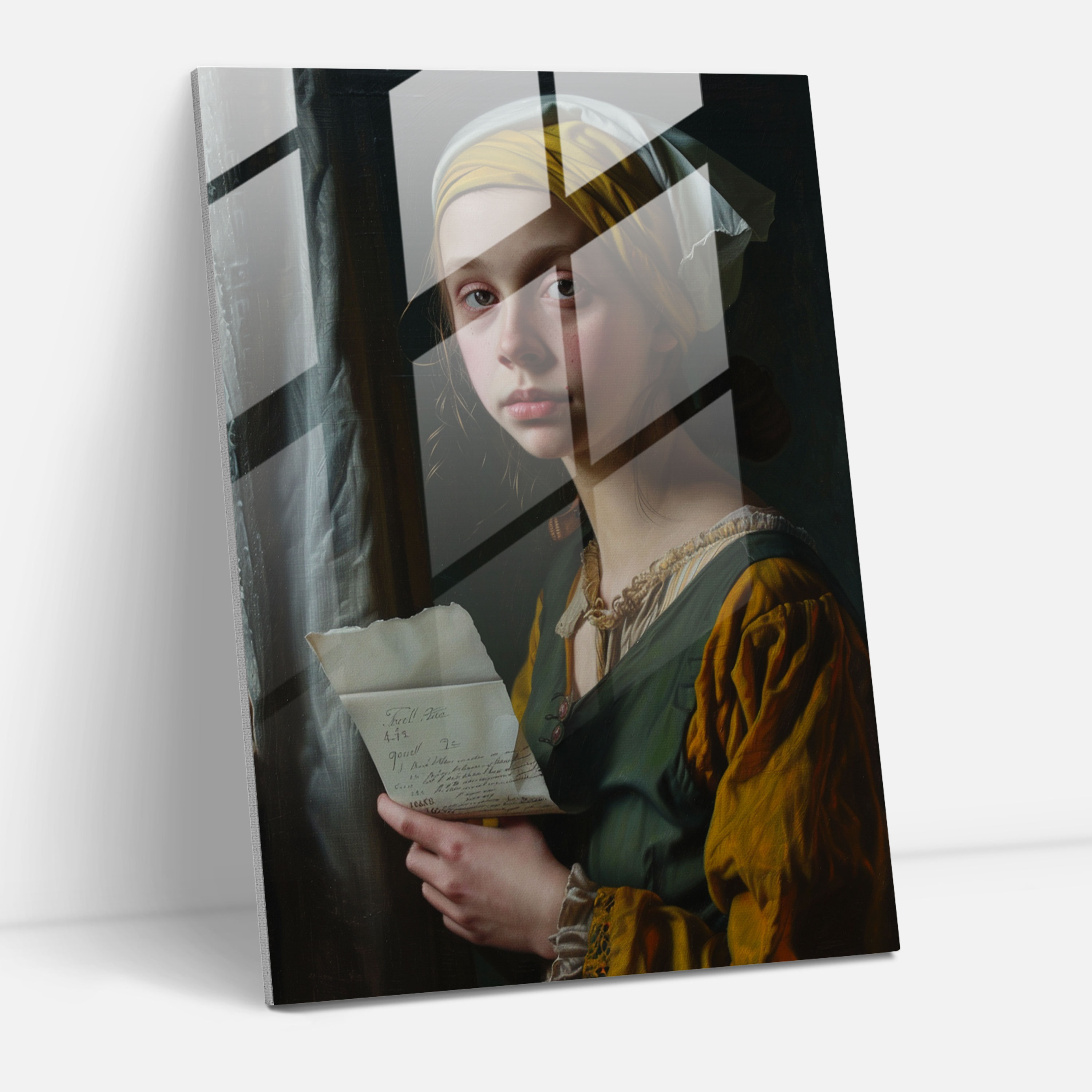 Johannes Vermeer Glass Print Wall Decoration - Johannes Vermeer, Wall Decoration, Johannes Vermeer, Glass Art