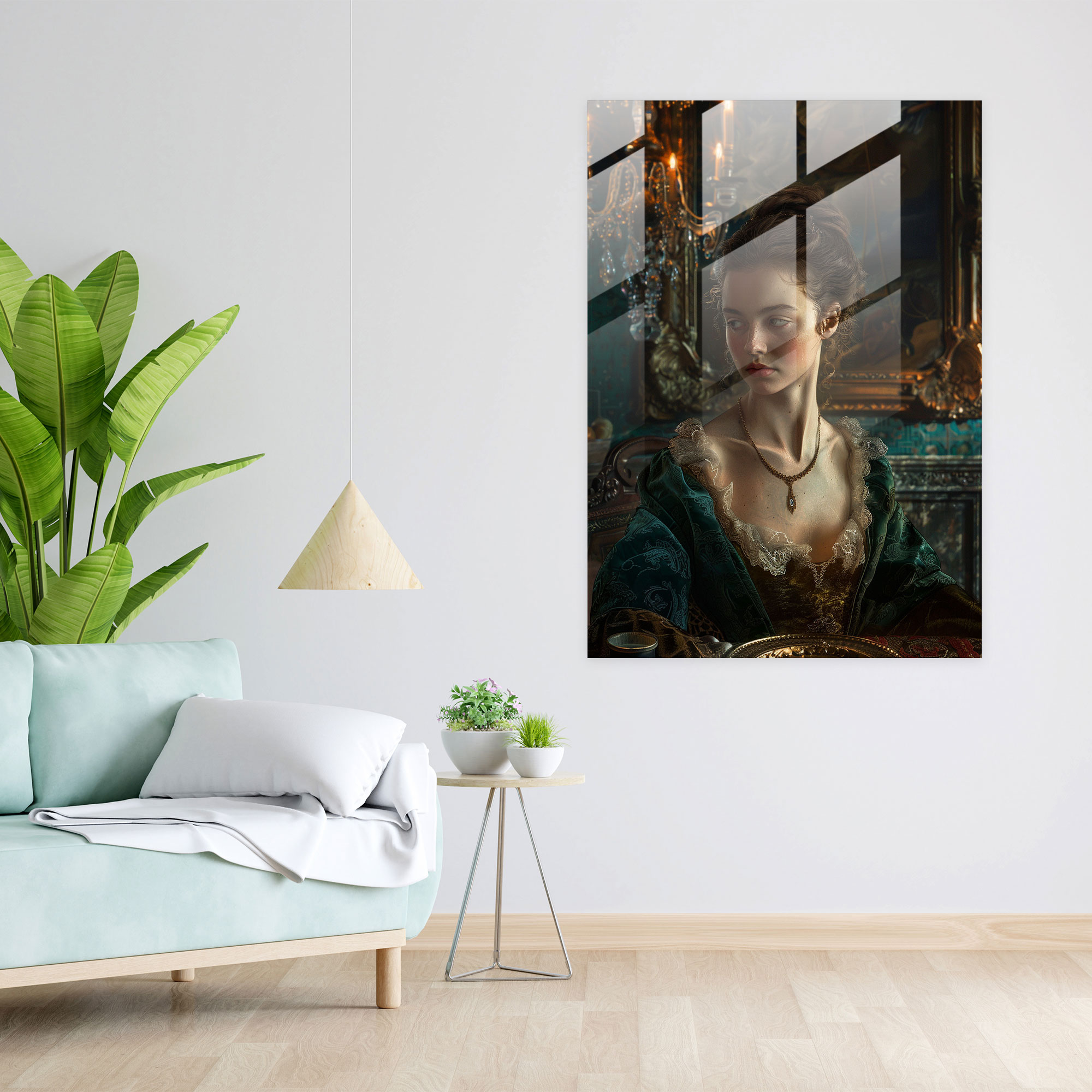 Johannes Vermeer Cam Tablo Çağdaş Sanat - Duvar Dekorasyonu