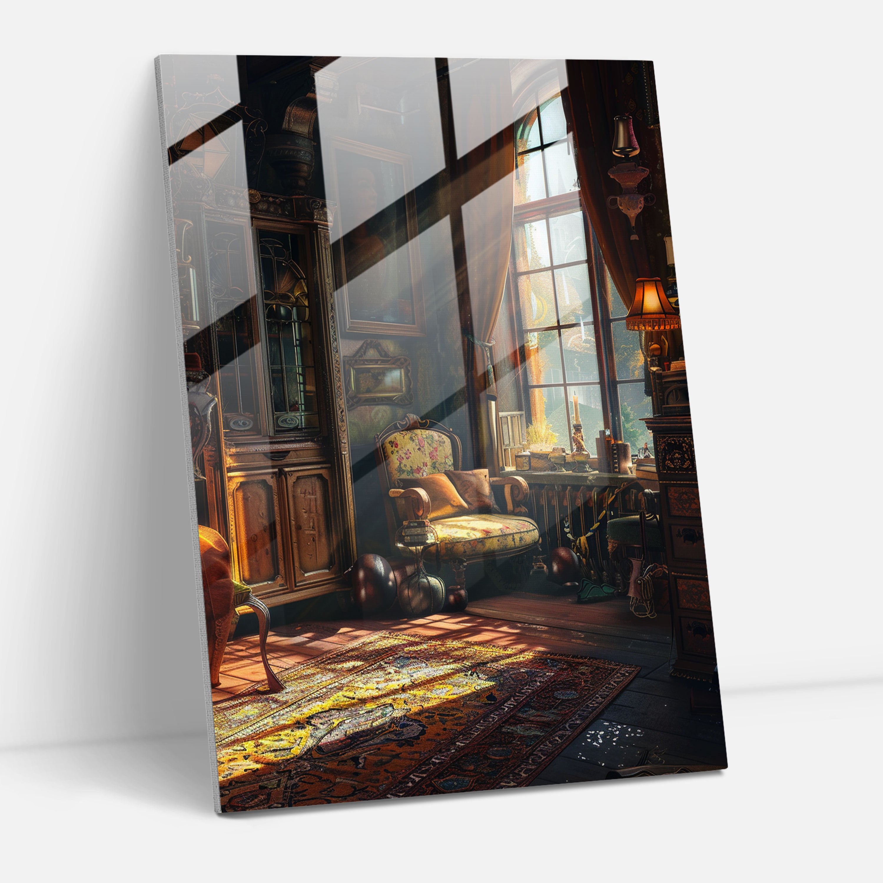 Johannes Vermeer Glass Art Wall Decoration - Johannes Vermeer, Home Decoration, Glass Art, Johannes Vermeer