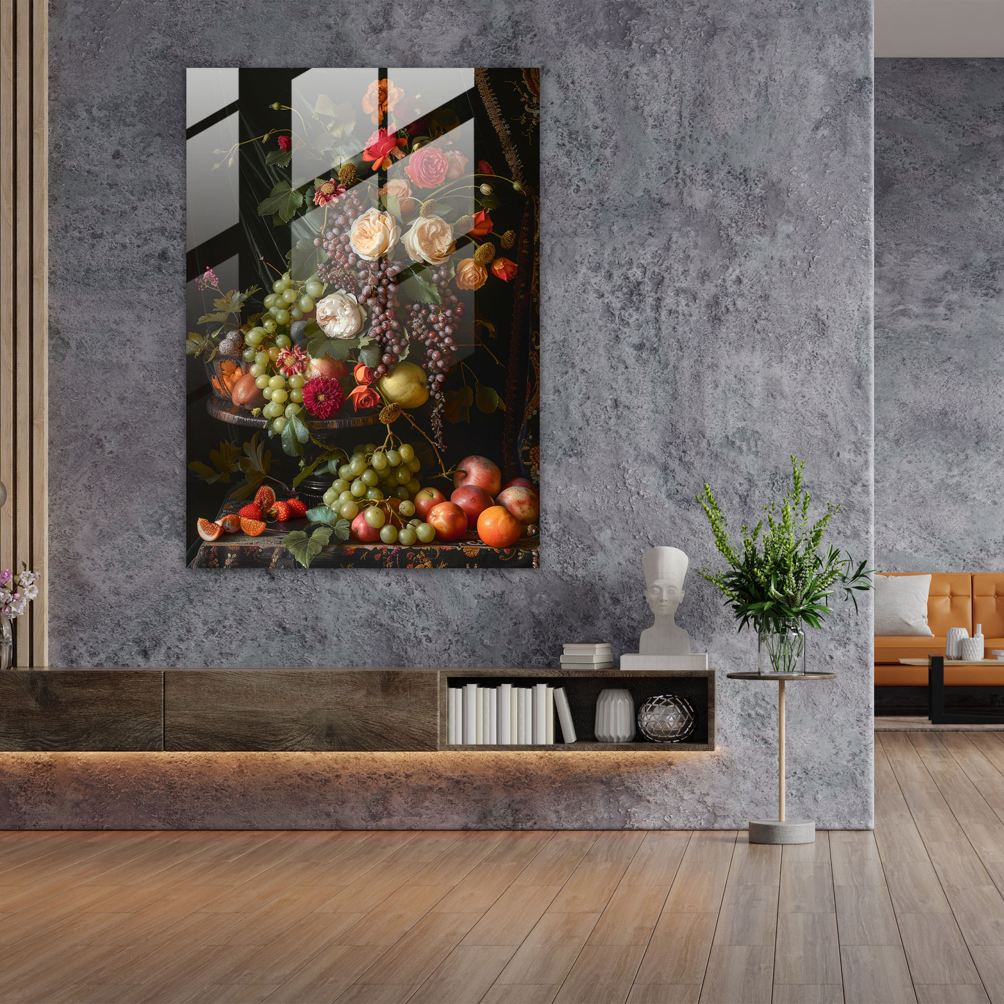 Johannes Vermeer Cam Tablo Modern Sanat - Johannes Vermeer Modern Sanat Cam Sanatı Cam Tablo