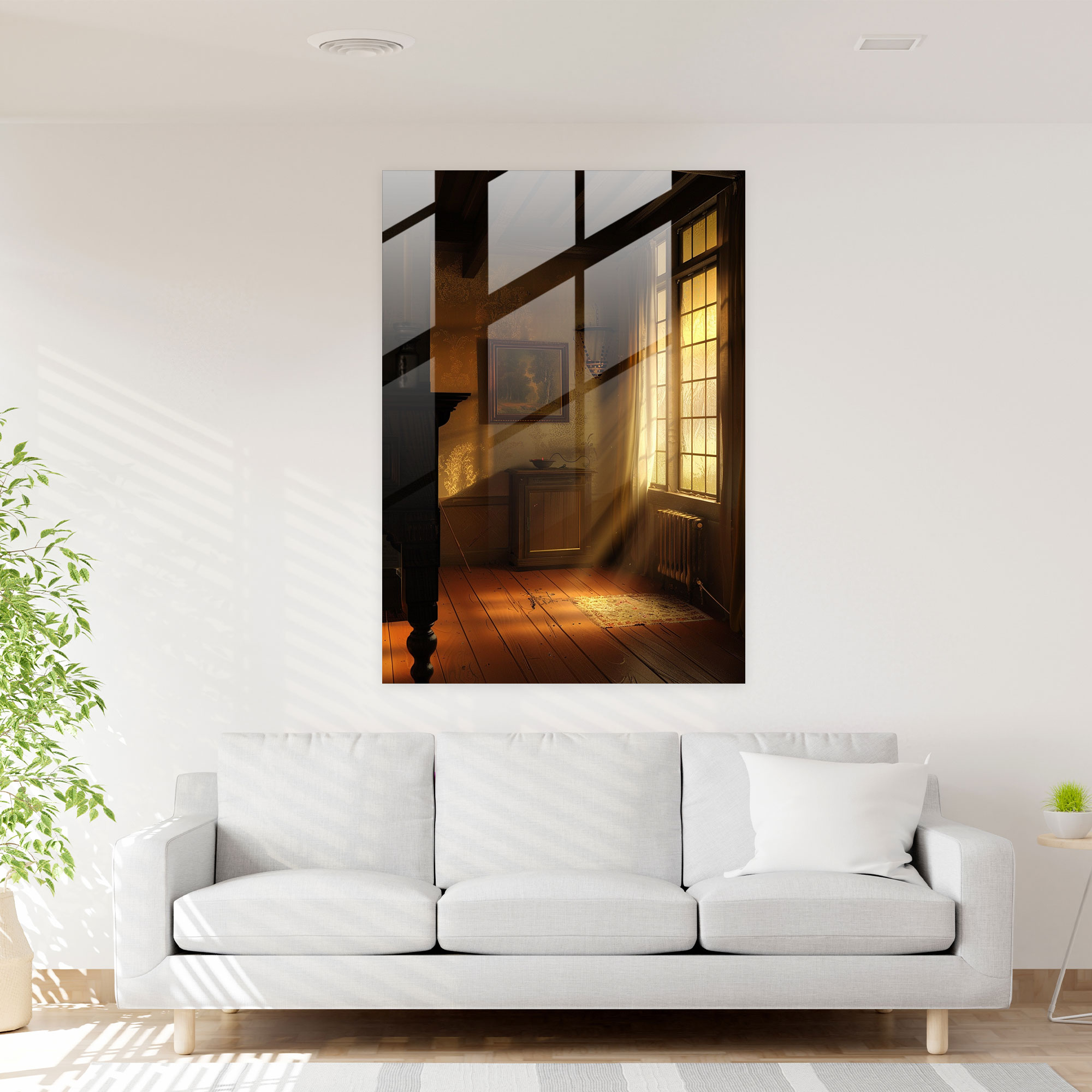Johannes Vermeer Cam Tablo Duvar Dekorasyonu - Ev Dekorasyonu Duvar Dekorasyonu