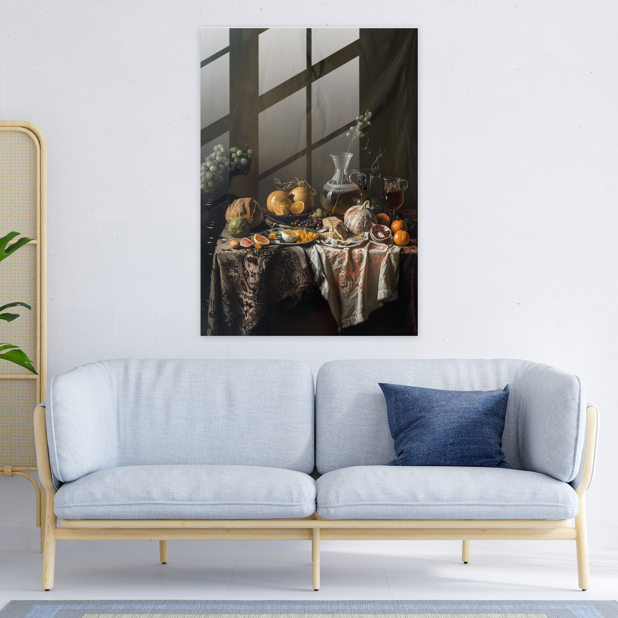 Johannes Vermeer Glass Art - Johannes Vermeer, Home Decoration, Glass Art, Glass Print