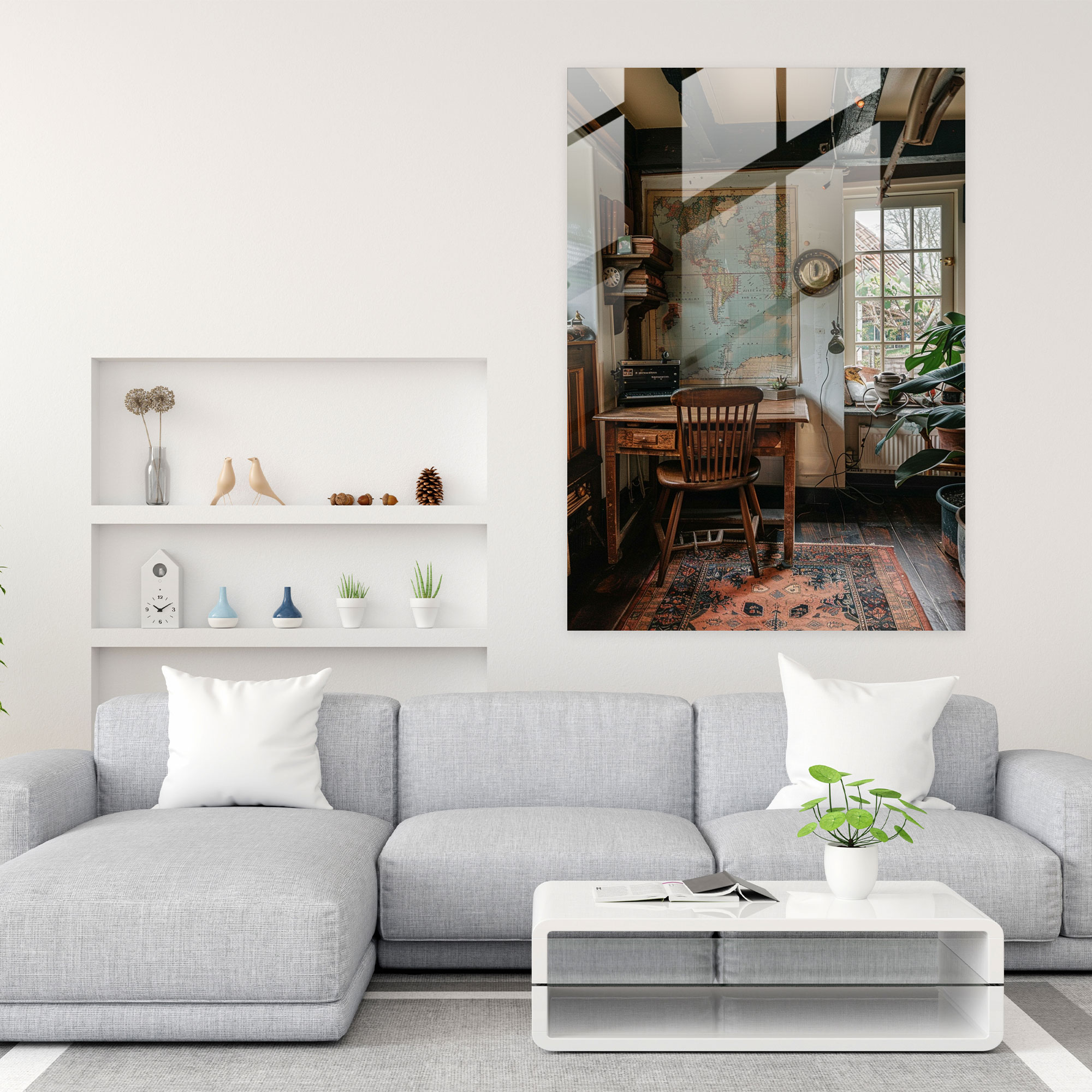 Johannes Vermeer Home Decoration - Johannes Vermeer, Home Decoration, Glass Art, Modern Art