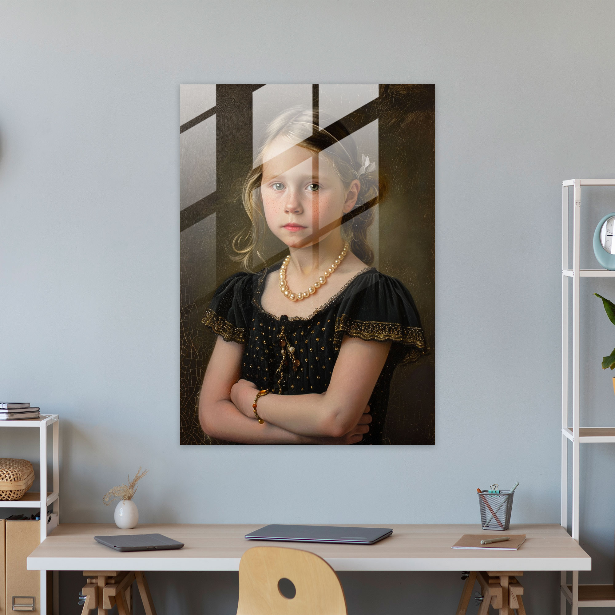 Johannes Vermeer Wall Decoration - Johannes Vermeer, Glass Print, Glass Art, Johannes Vermeer