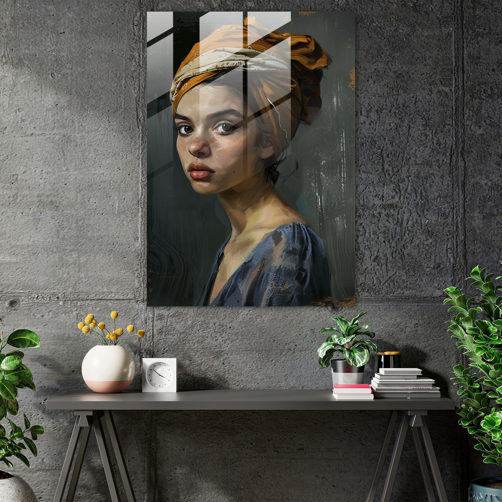 Johannes Vermeer Cam Sanatı - Duvar Dekorasyonu