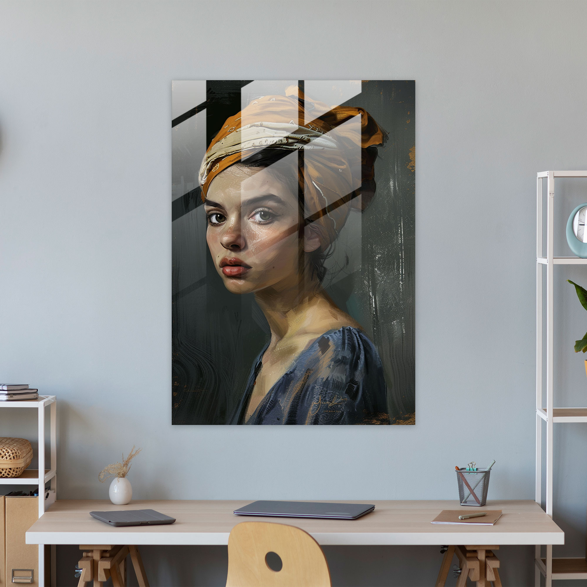 Johannes Vermeer Cam Sanatı - Duvar Dekorasyonu