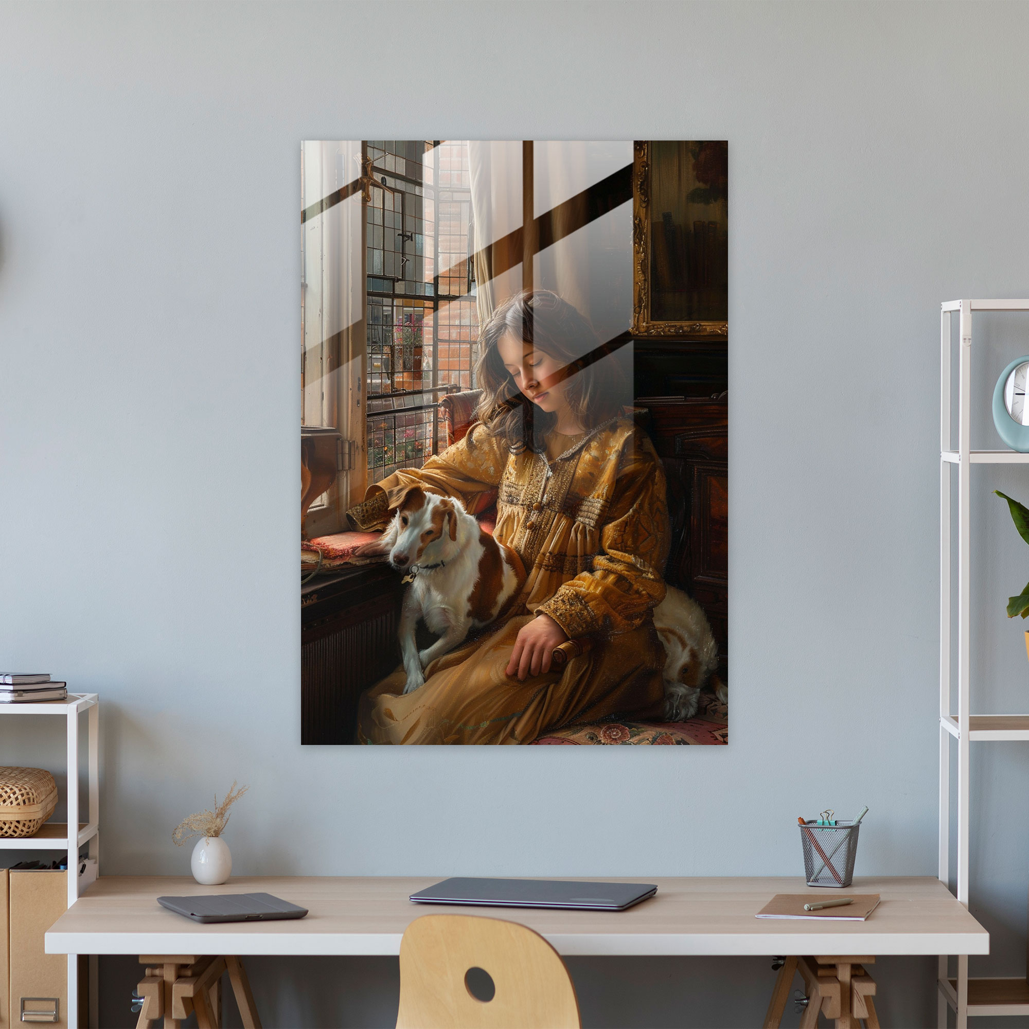 Johannes Vermeer Cam Tablo Modern Sanat - Johannes Vermeer Modern Sanat'ın Estetiği