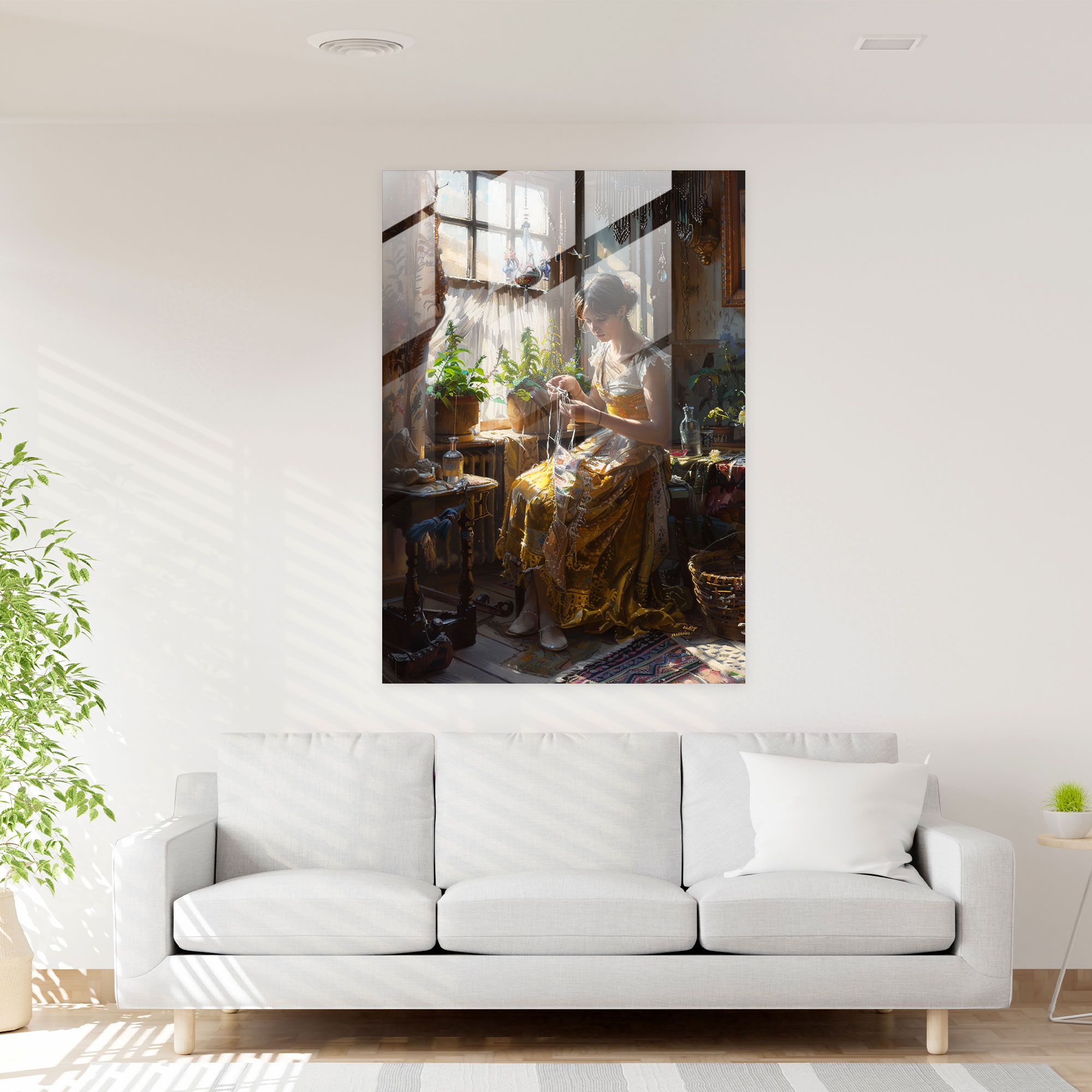 Cam Duvar Sanatı - Johannes Vermeer Temalı Ev Dekorasyonu
Bu başlık Johannes Vermeer'in eserlerinden ilham alan cam duvar sanatını tanımlamaktadır. Ev dekorasyonunuza farklılık katacak bu özel tasarım Johannes Vermeer'in eserlerinden ilham alarak oluşturulmuştur.