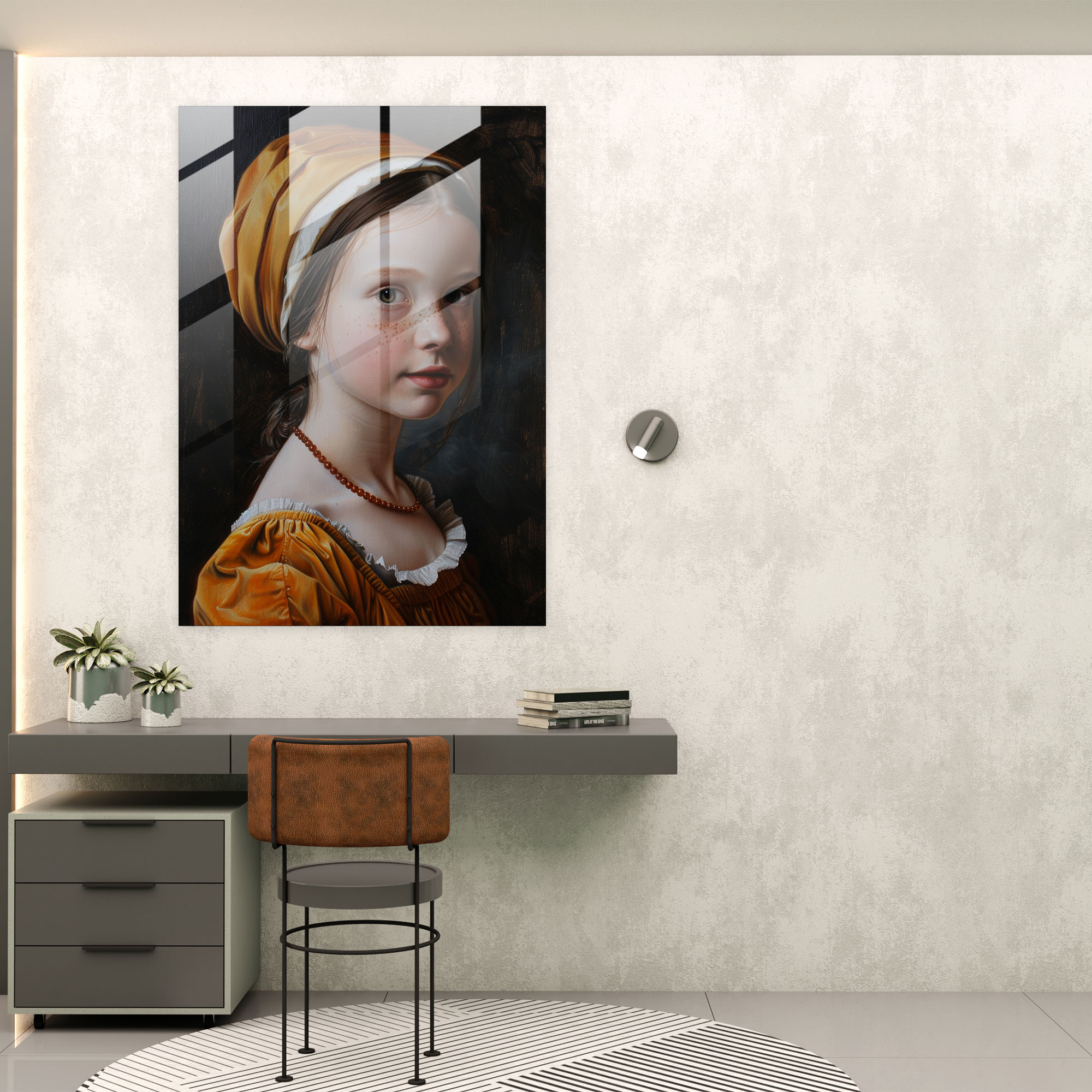 Johannes Vermeer Cam Tablo - Modern Sanat Ustası