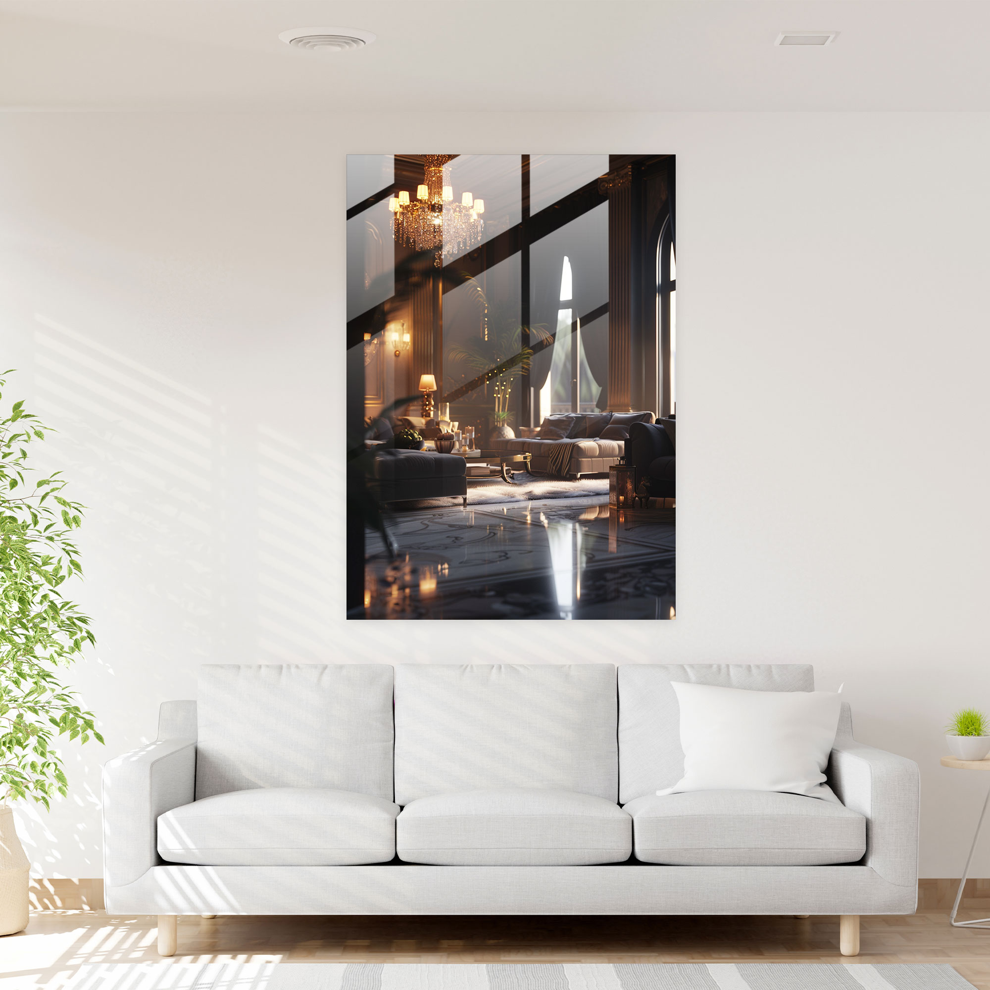 Johannes Vermeer Cam Tablo Duvar Dekorasyonu - Modern Sanat