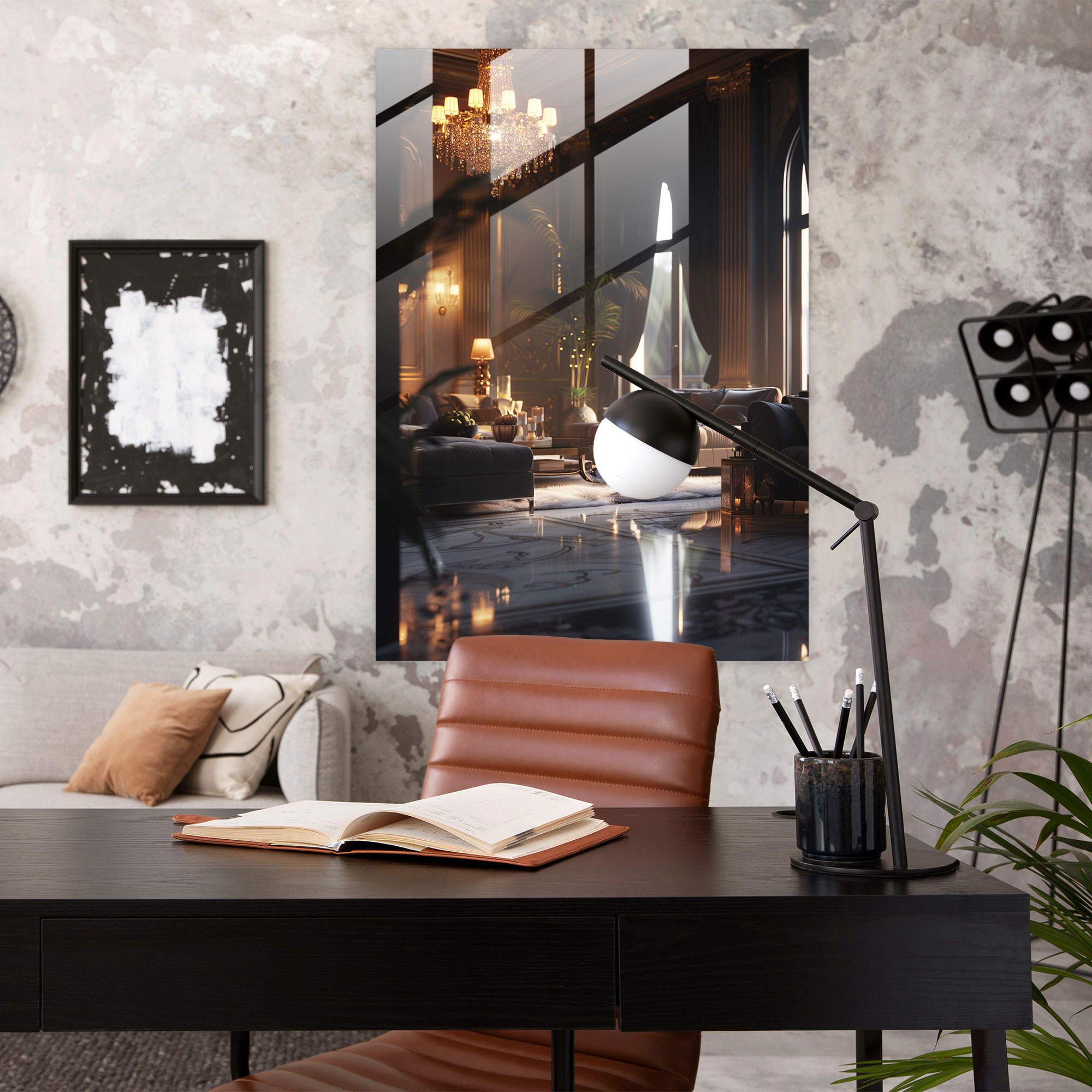 Johannes Vermeer Cam Tablo Duvar Dekorasyonu - Modern Sanat