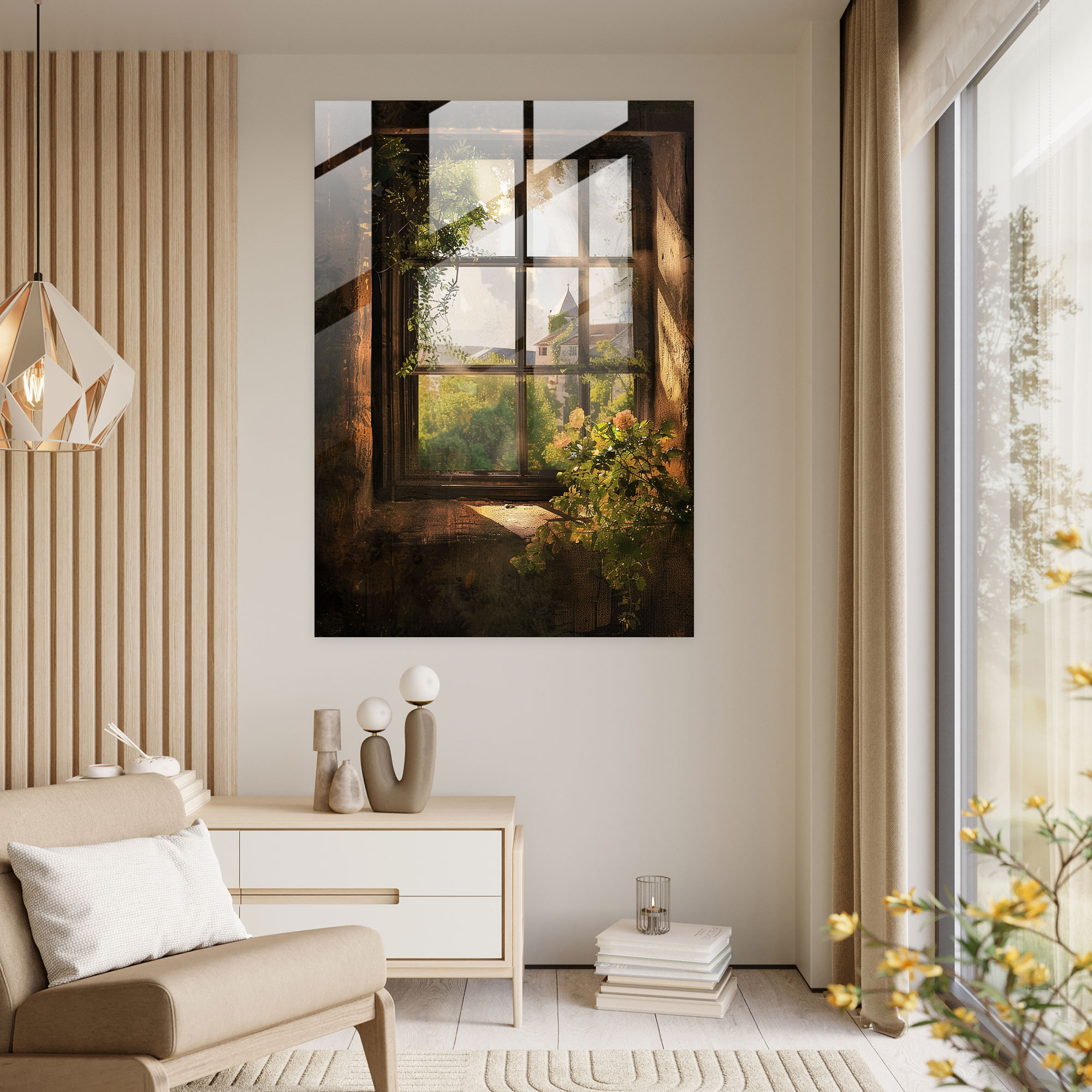 Johannes Vermeer Cam Tabloları - Modern Sanat ve Cam Duvar Sanatı