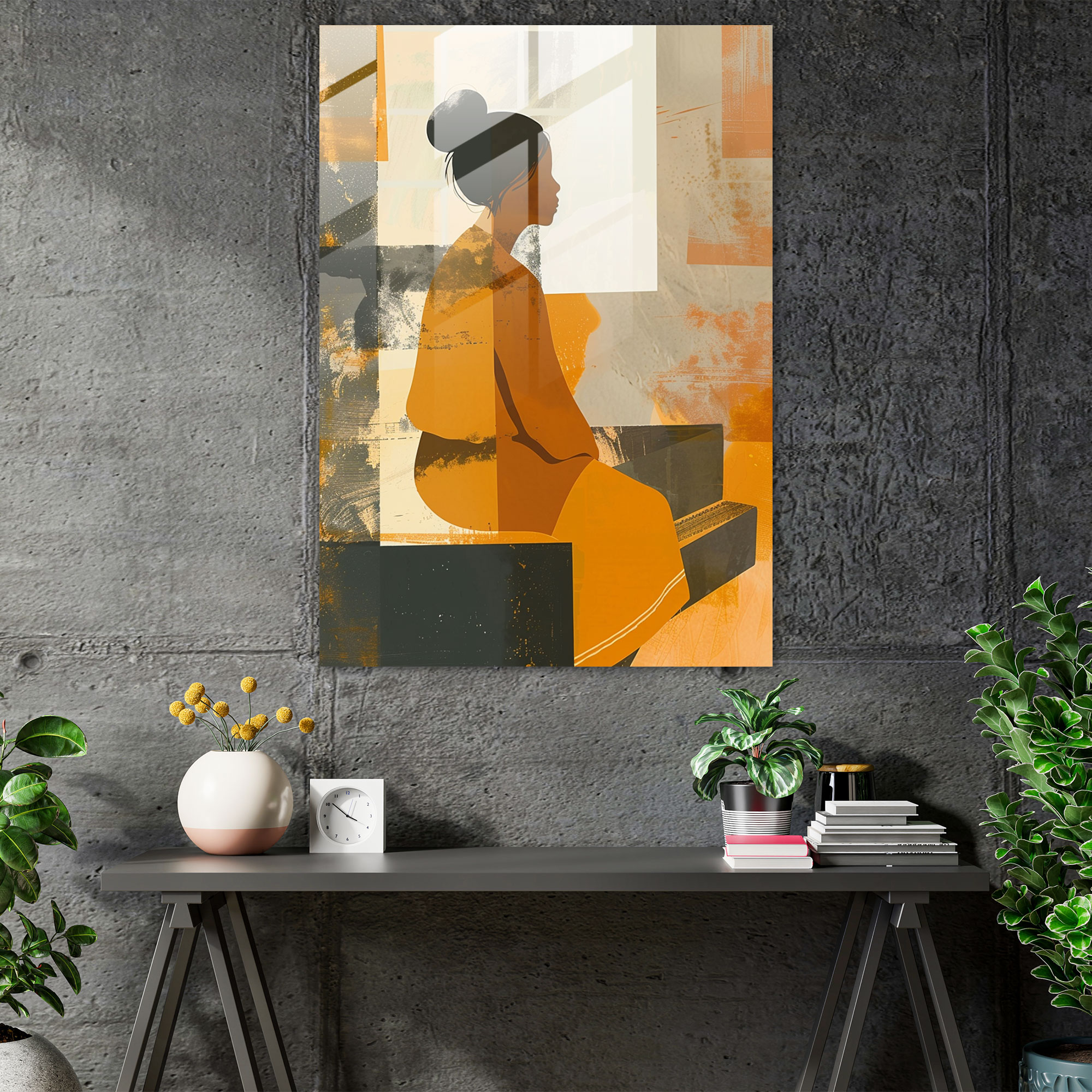 Johannes Vermeer Cam Tablo Sanatı - Terazi Tutan Kadın - Modern Sanat Johannes Vermeer