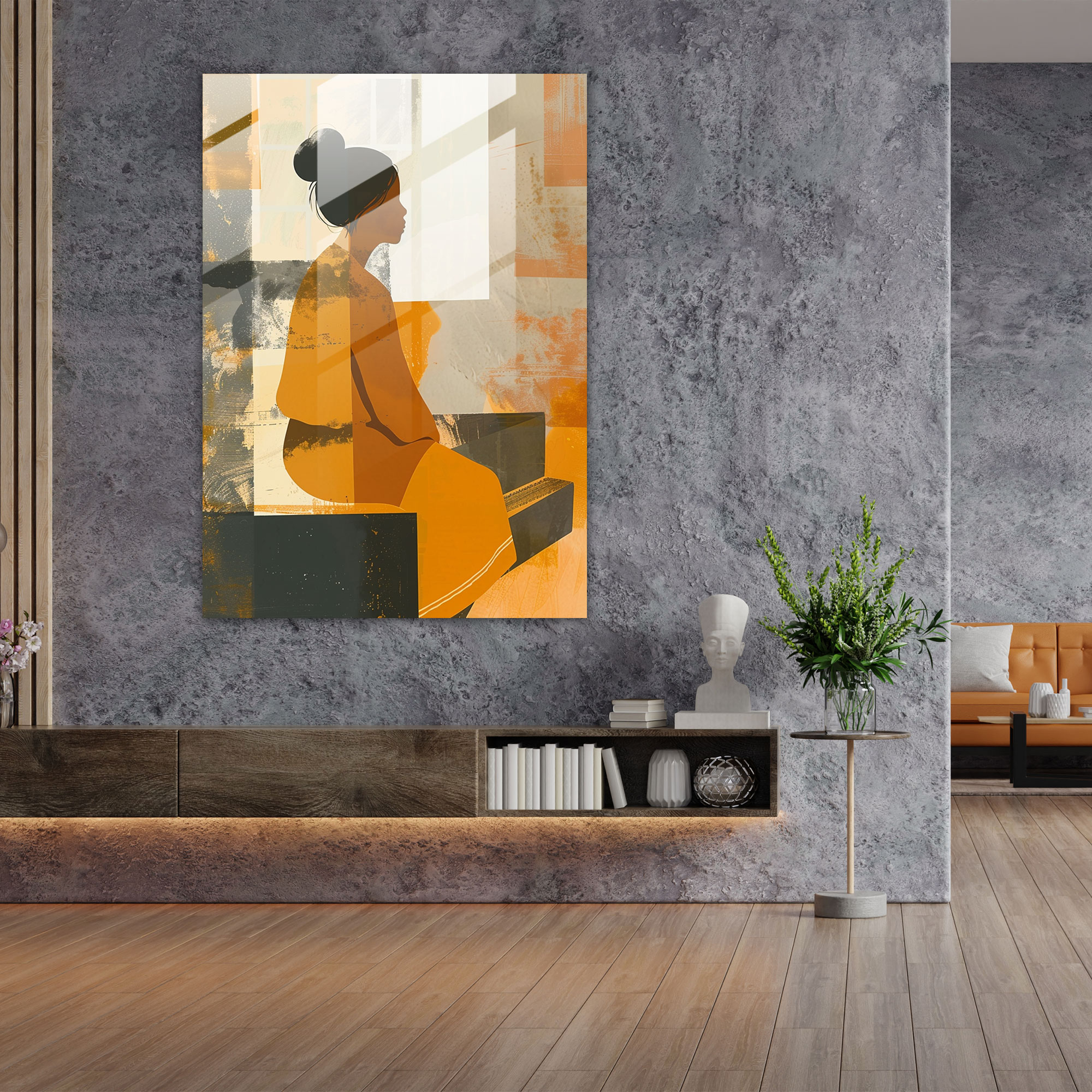 Johannes Vermeer Cam Tablo Sanatı - Terazi Tutan Kadın - Modern Sanat Johannes Vermeer