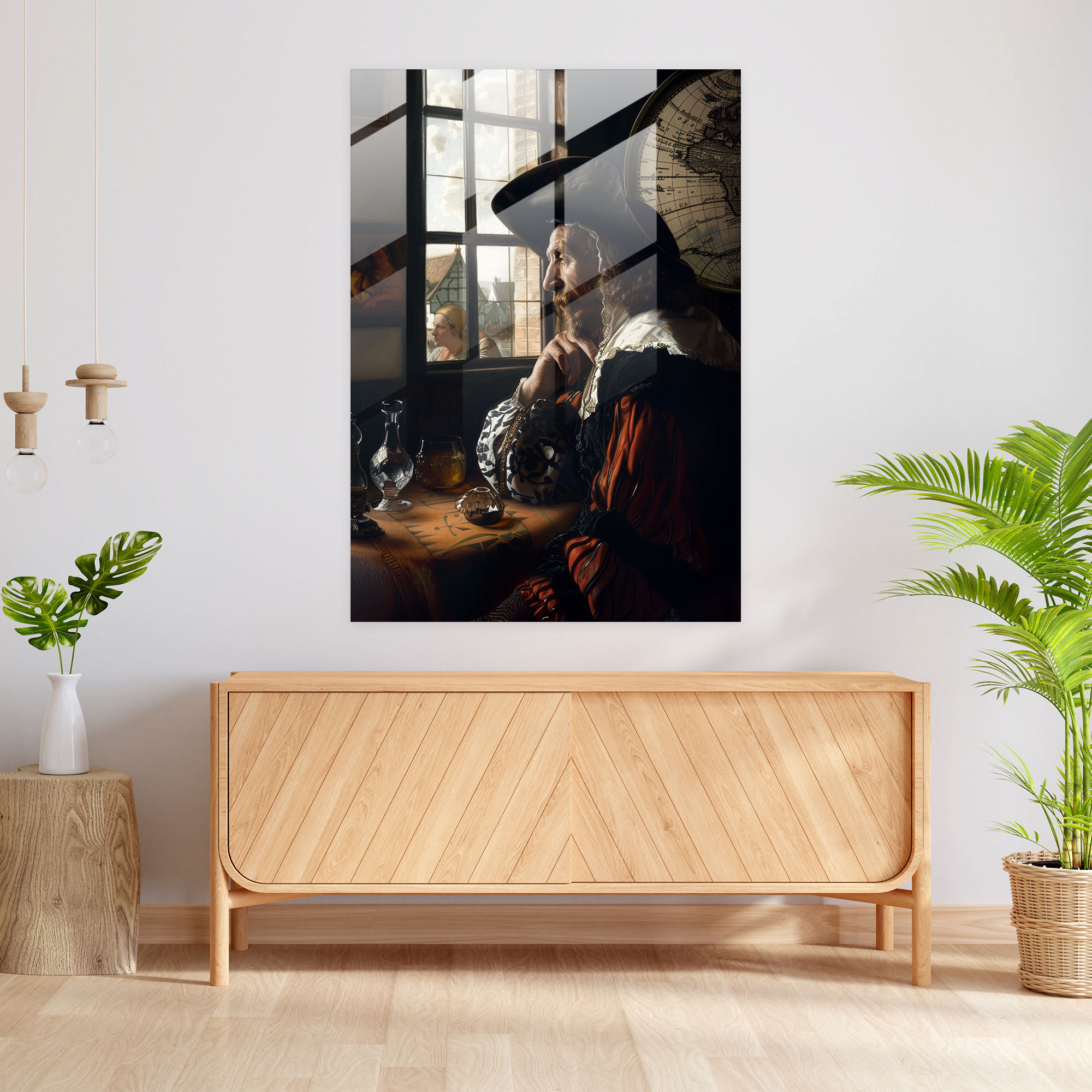 Johannes Vermeer Home Decoration - Johannes Vermeer, Home Decoration, Modern Art, Map Of The World