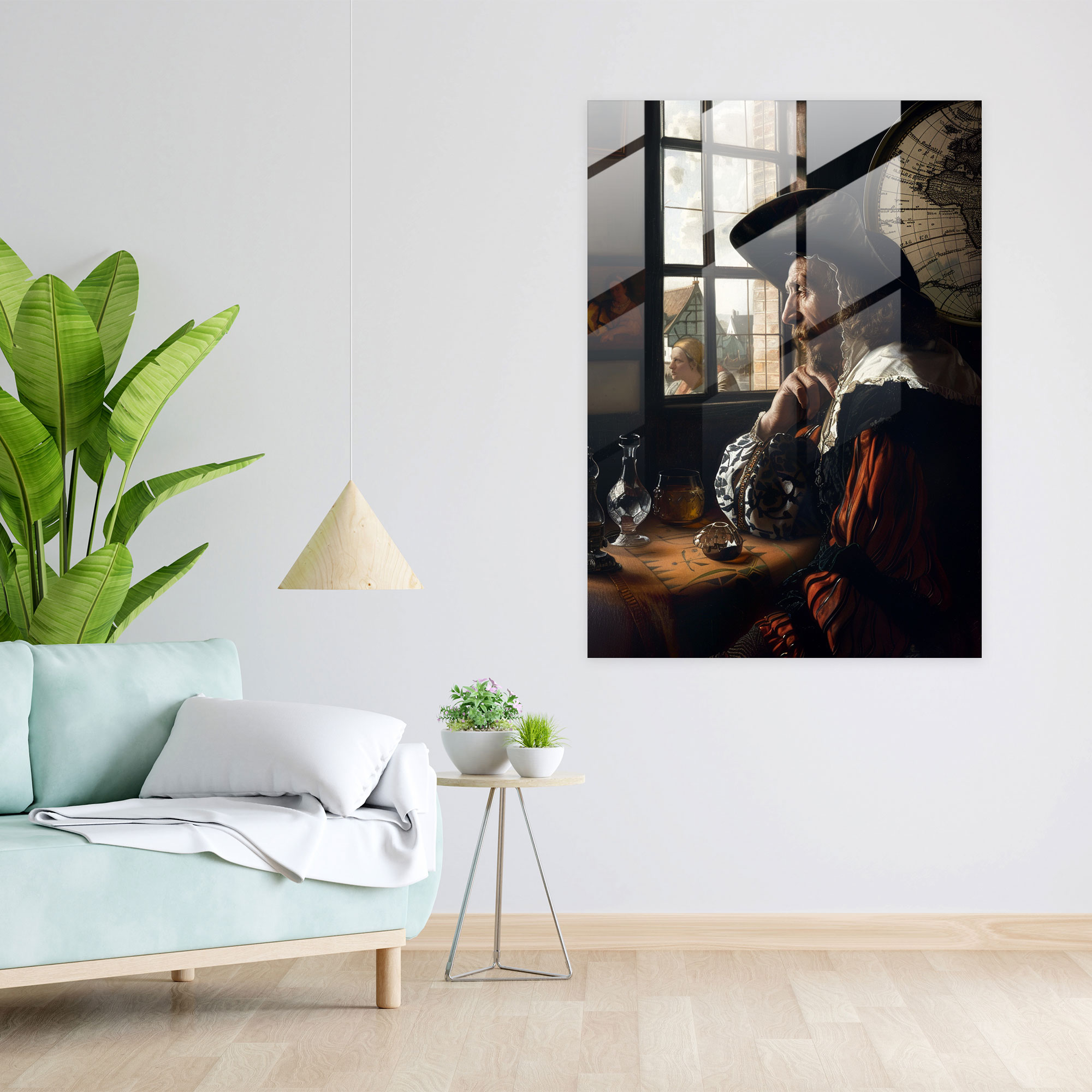 Johannes Vermeer Home Decoration - Johannes Vermeer, Home Decoration, Modern Art, Map Of The World
