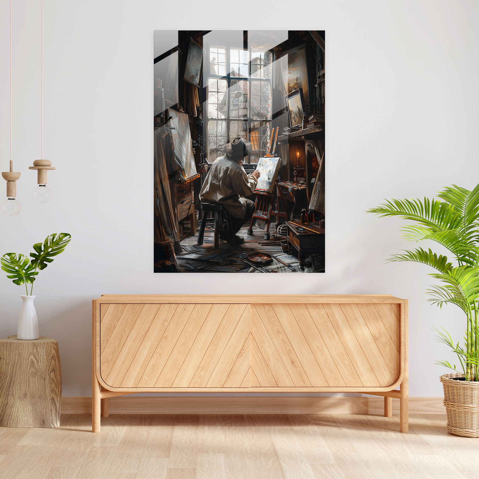 Johannes Vermeer Wall Decoration - Johannes Vermeer, Glass Print, Modern Art, Johannes Vermeer