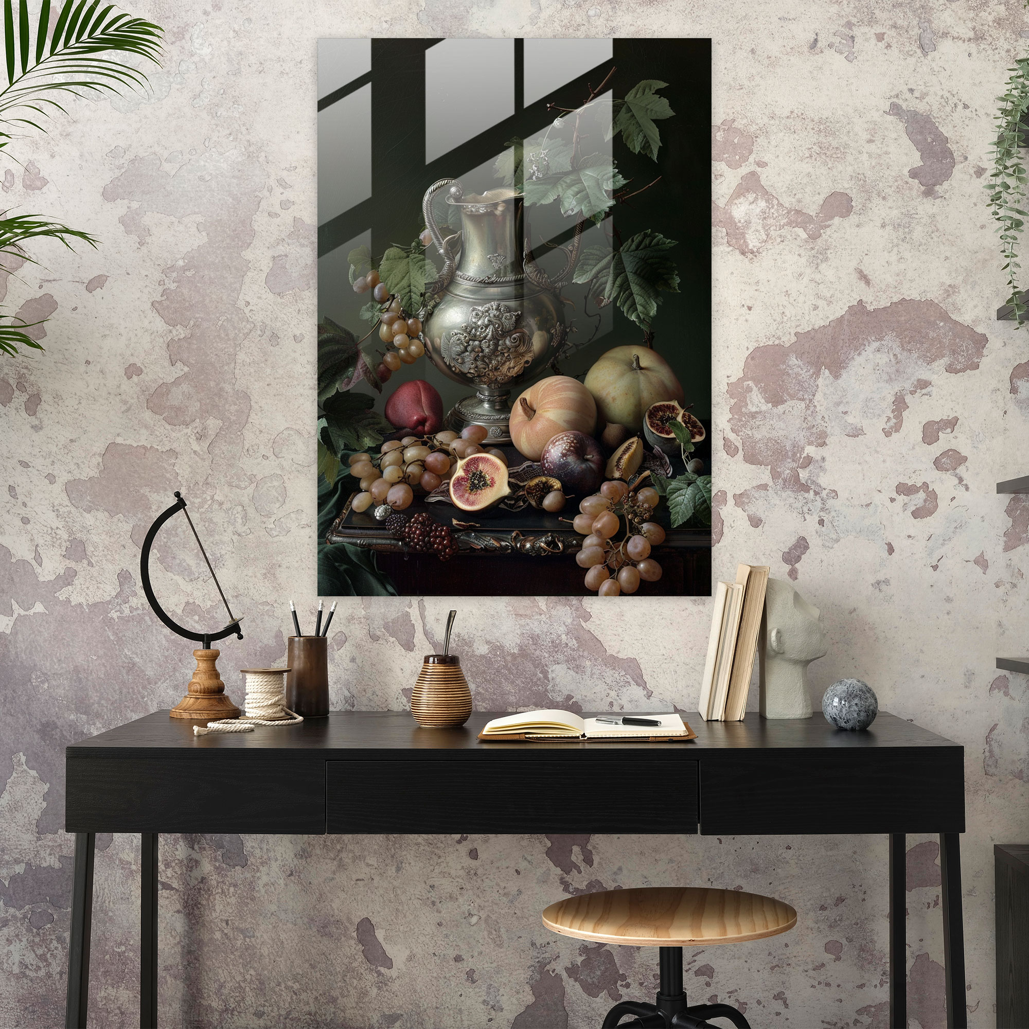 Johannes Vermeer Wall Decoration - Johannes Vermeer, Glass Art, Johannes Vermeer, Glass Print