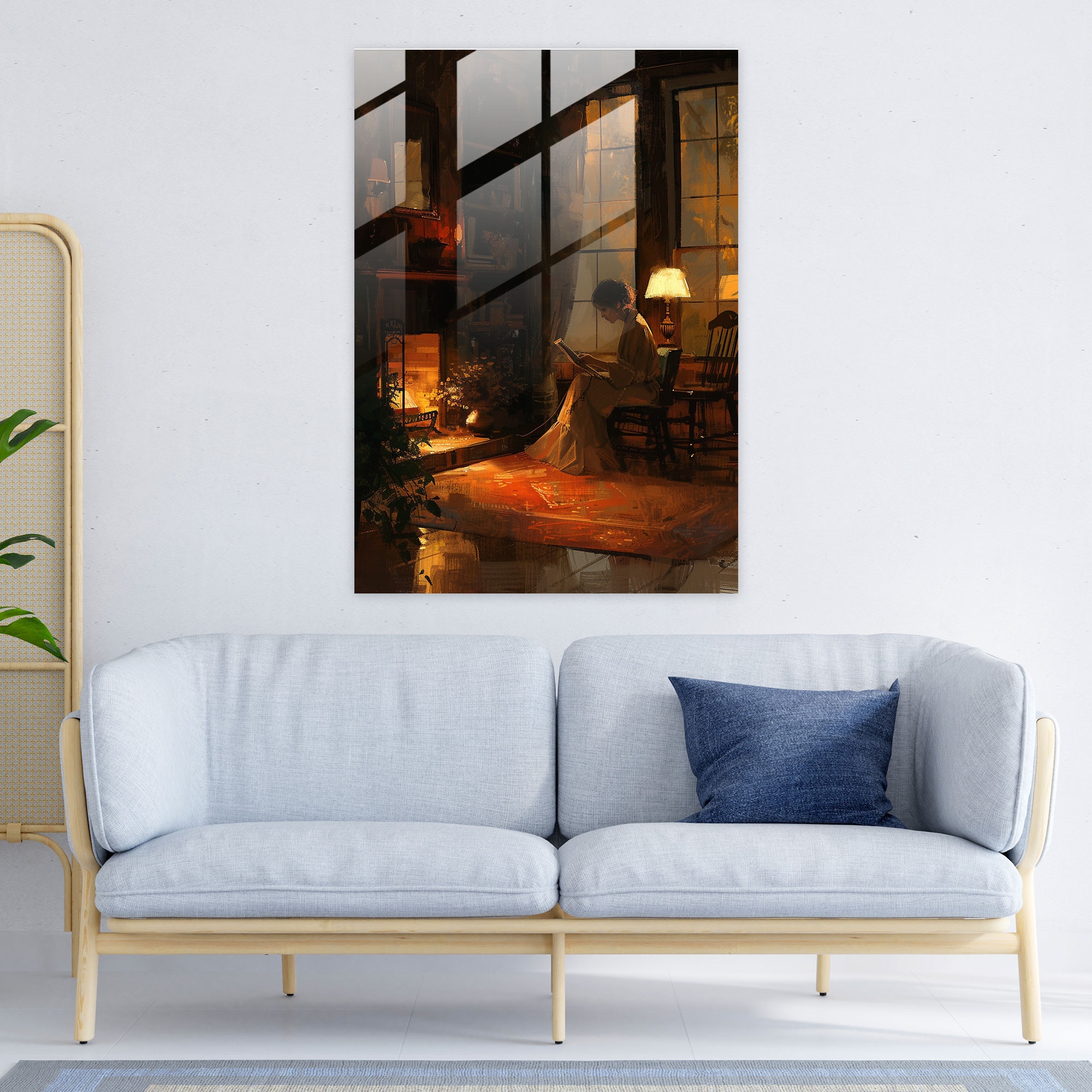 Johannes Vermeer Glass Art - Johannes Vermeer, Glass Wall Art, Modern Art, Glass Art