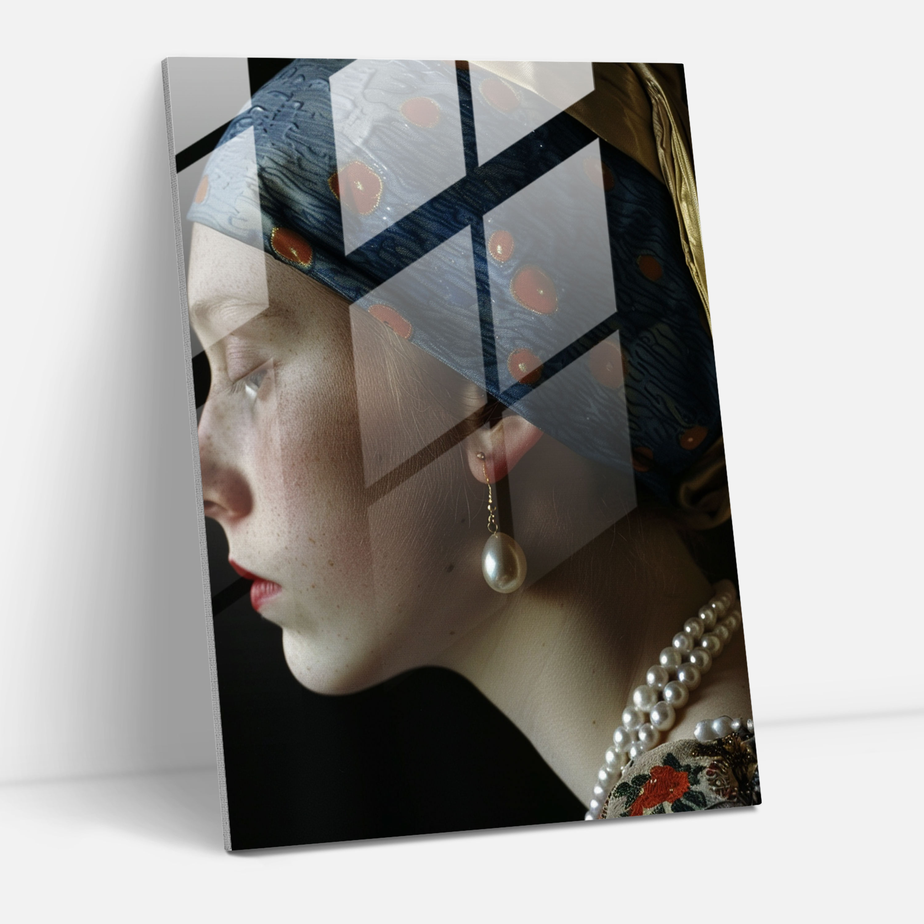Johannes Vermeer Glass Print - Woman With A Pearl Earring - Johannes Vermeer, Glass Print, Modern Art, Johannes Vermeer