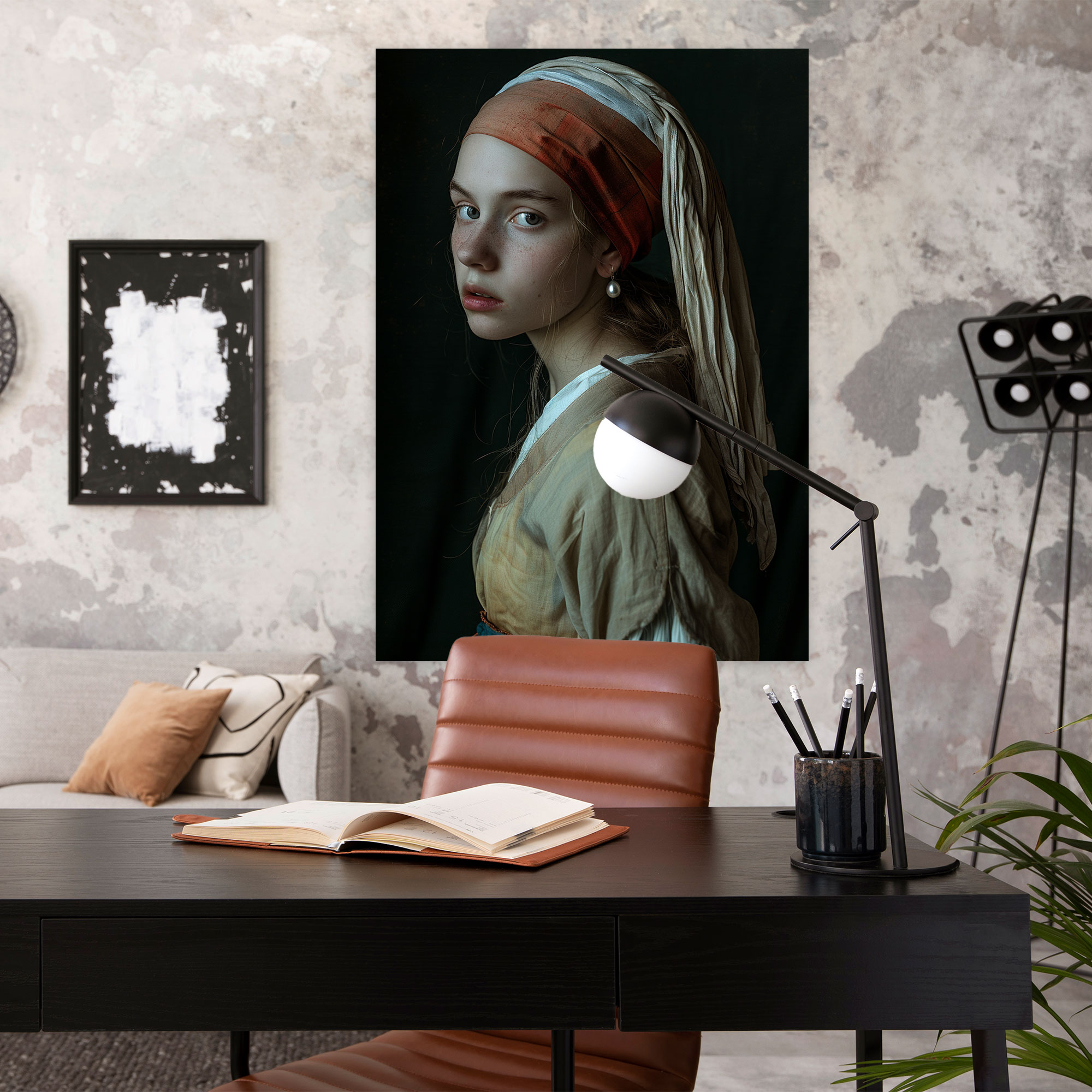Johannes Vermeer Style Canvas Wall Art - Johannes Vermeer, Home Decoration, Canvas Wall Art, Wall Art