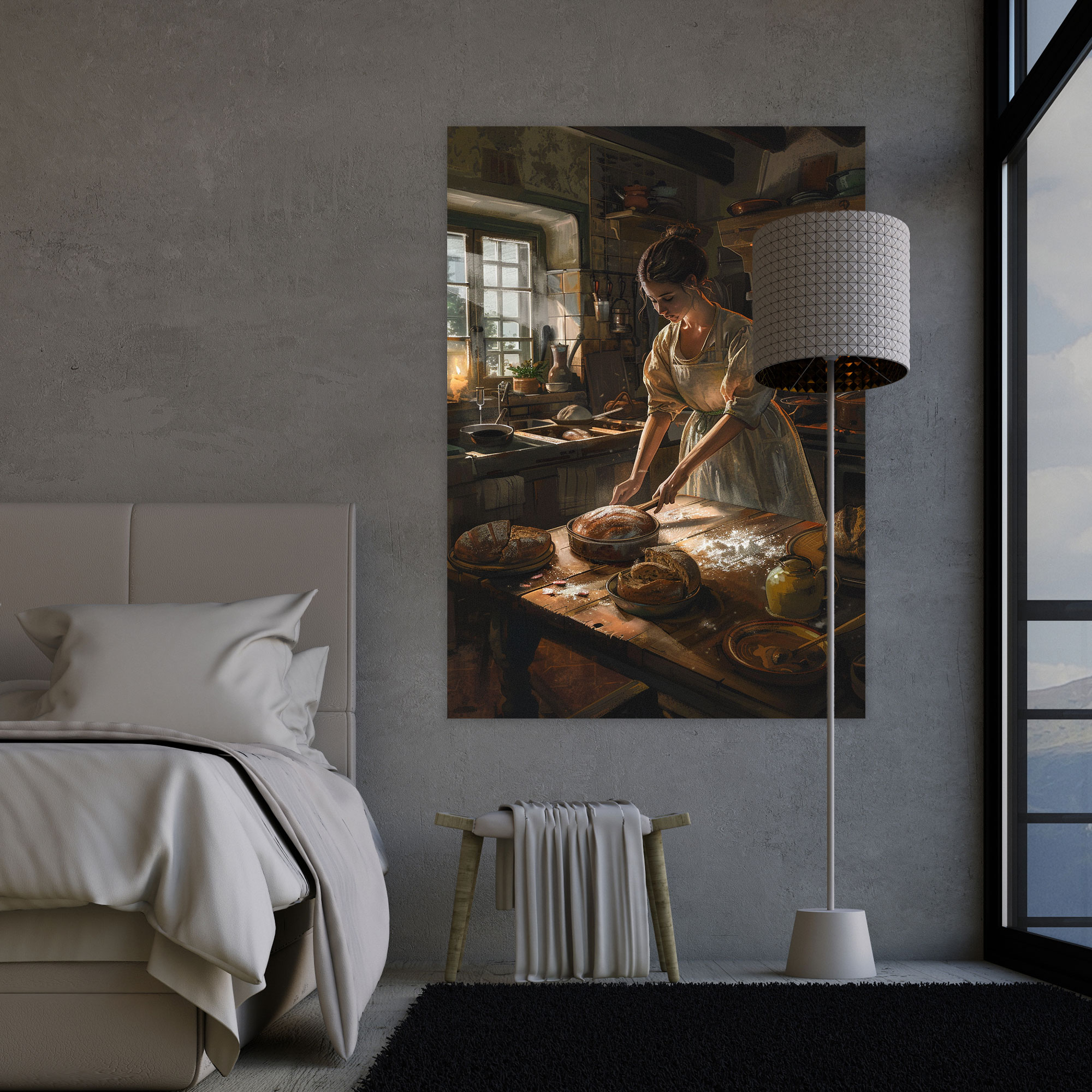 Johannes Vermeer Style Wall Art - Johannes Vermeer, Wall Decoration, Wall Art, Canvas Print