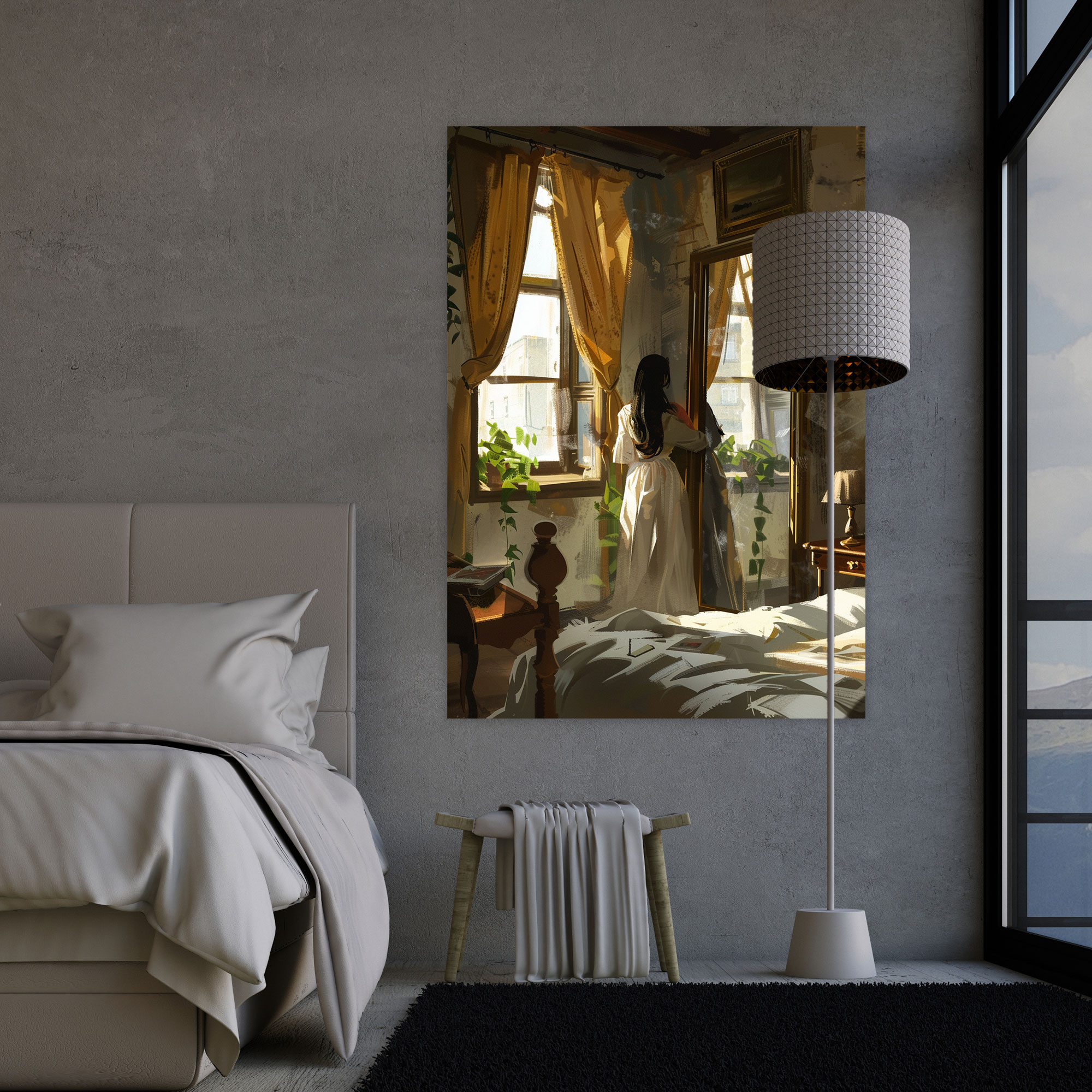 Johannes Vermeer Style Canvas Print - Johannes Vermeer, Canvas Print, Wall Decoration, Home Decoration