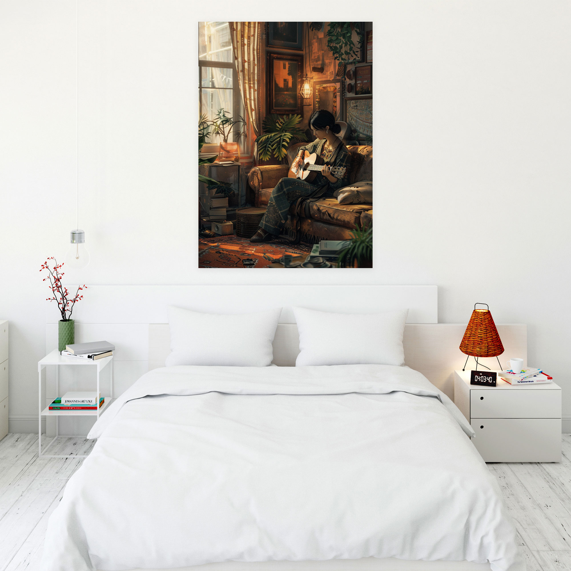 Johannes Vermeer Style Wall Decoration - Johannes Vermeer, Canvas Print, Johannes Vermeer Style, Home Decoration