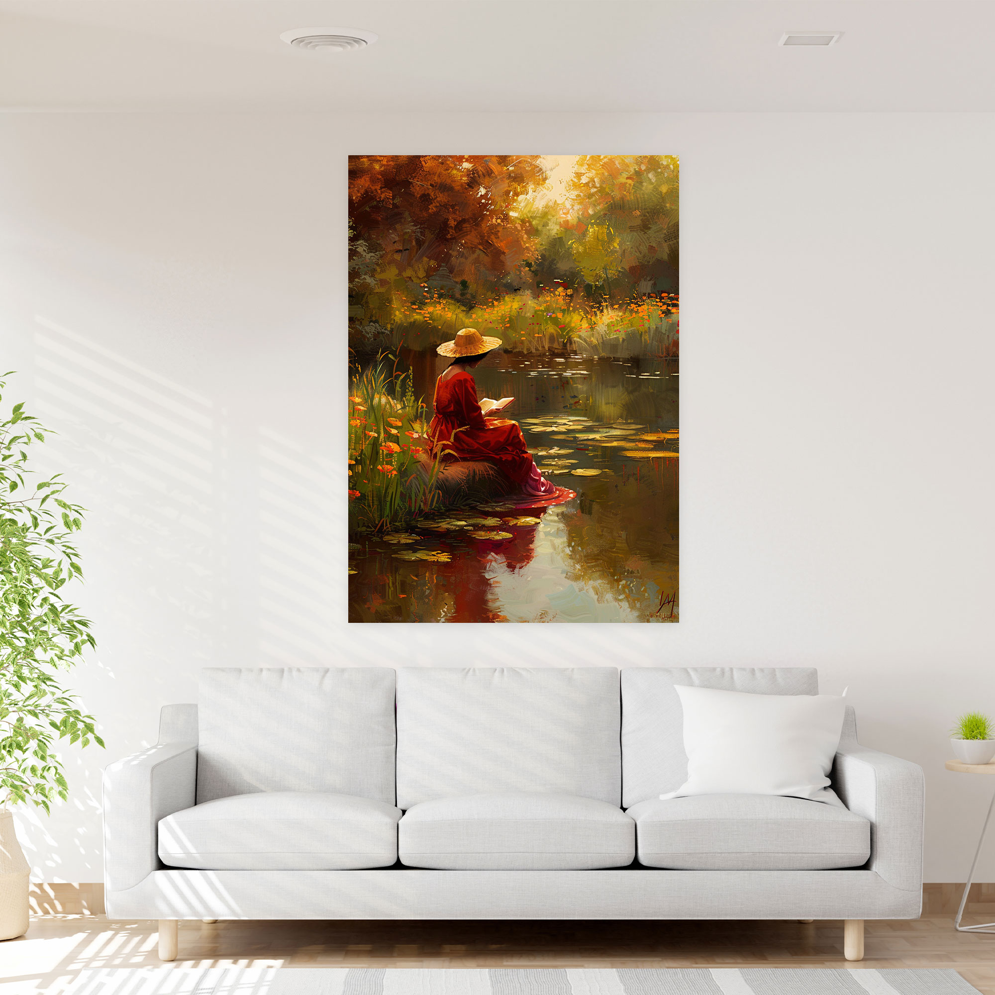 Johannes Vermeer Style Wall Art - Johannes Vermeer, Wall Decoration, Canvas Print, Home Decoration