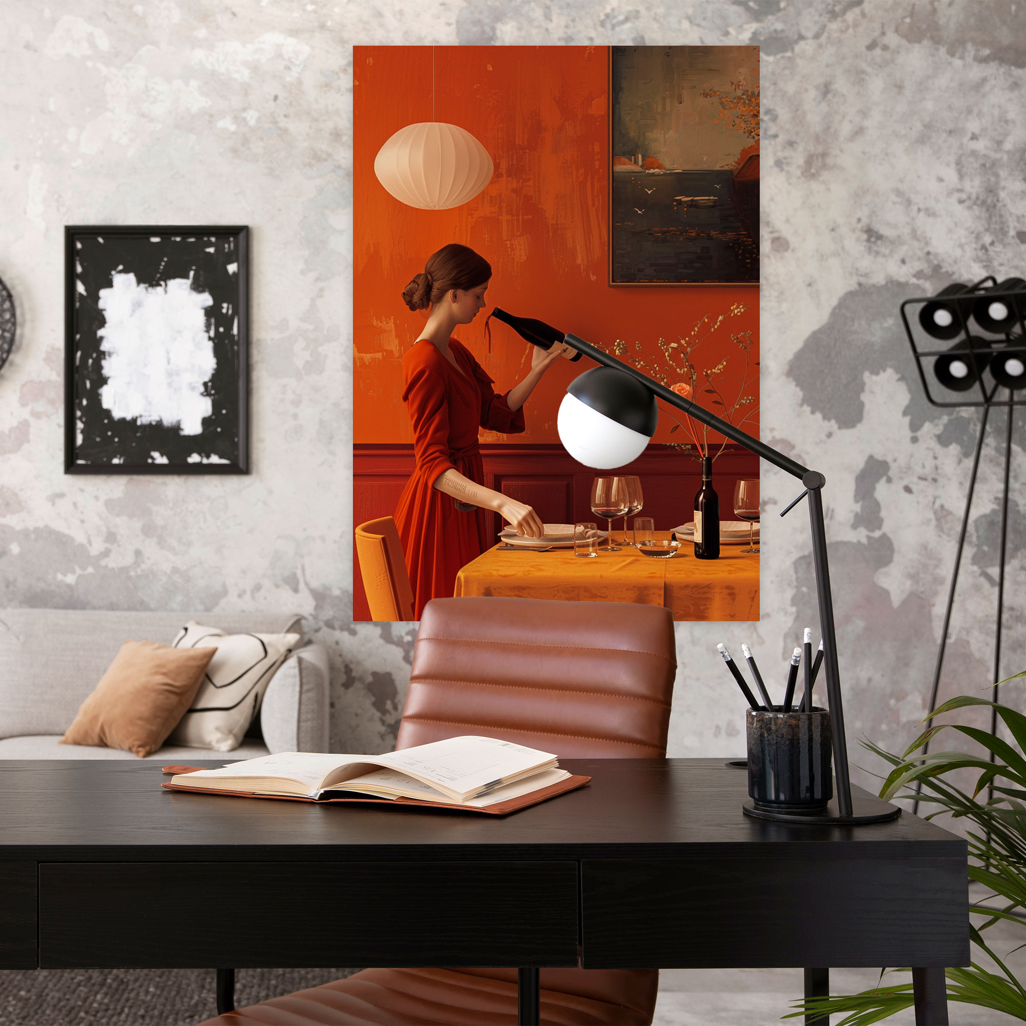 Johannes Vermeer Tarzı Kanvas Duvar Sanatı - Johannes Vermeer Duvar Sanatı Duvar Dekorasyonu