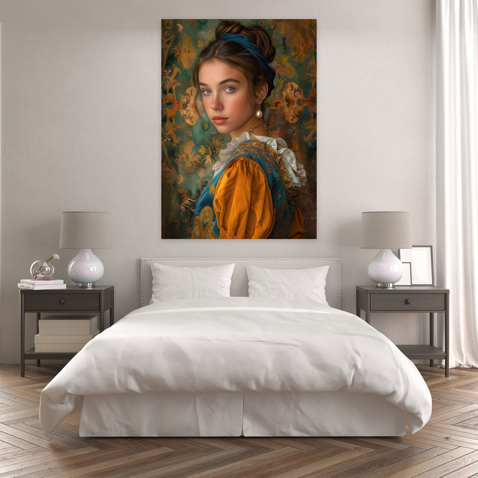 Johannes Vermeer Style Wall Art - Johannes Vermeer, Canvas Wall Art, Home Decoration, Wall Art